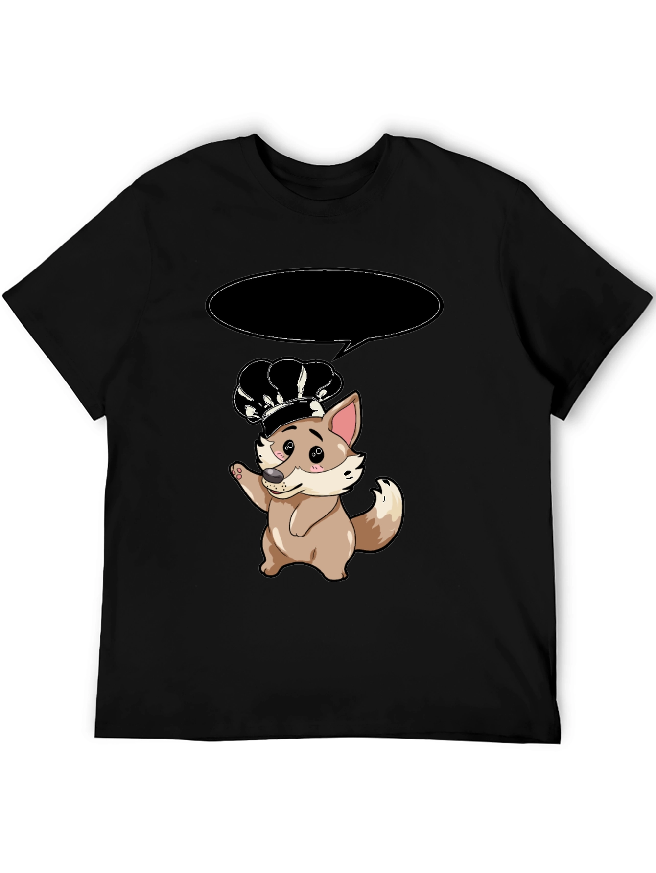 Chef Fox T-Shirt - Cute Cartoon Animal Tee