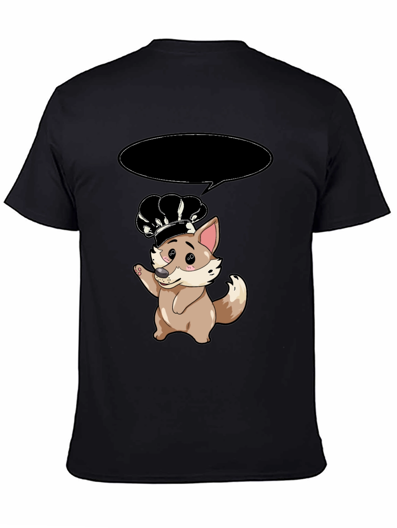 Chef Fox T-Shirt - Cute Cartoon Animal Tee