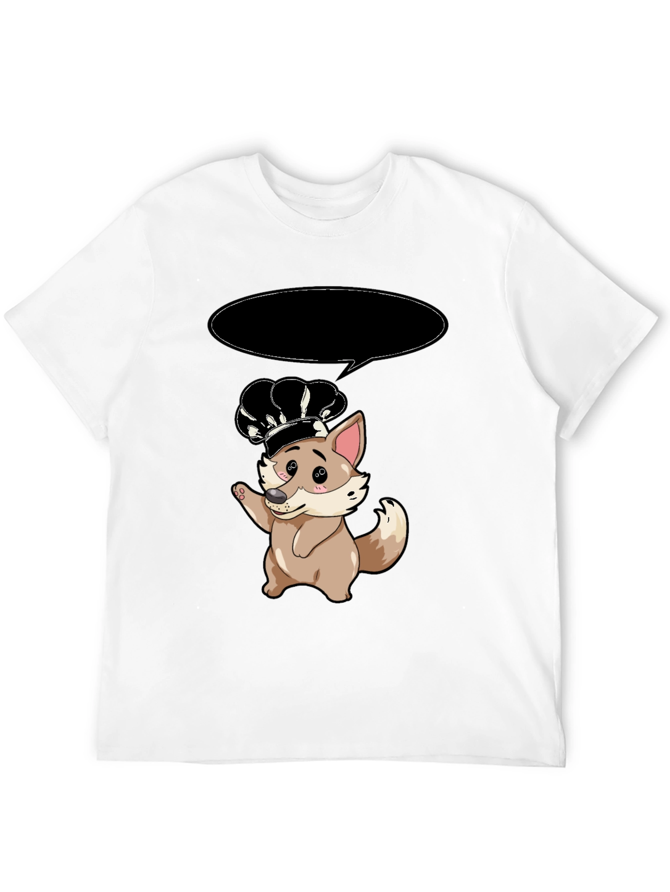 Chef Fox T-Shirt - Cute Cartoon Animal Tee