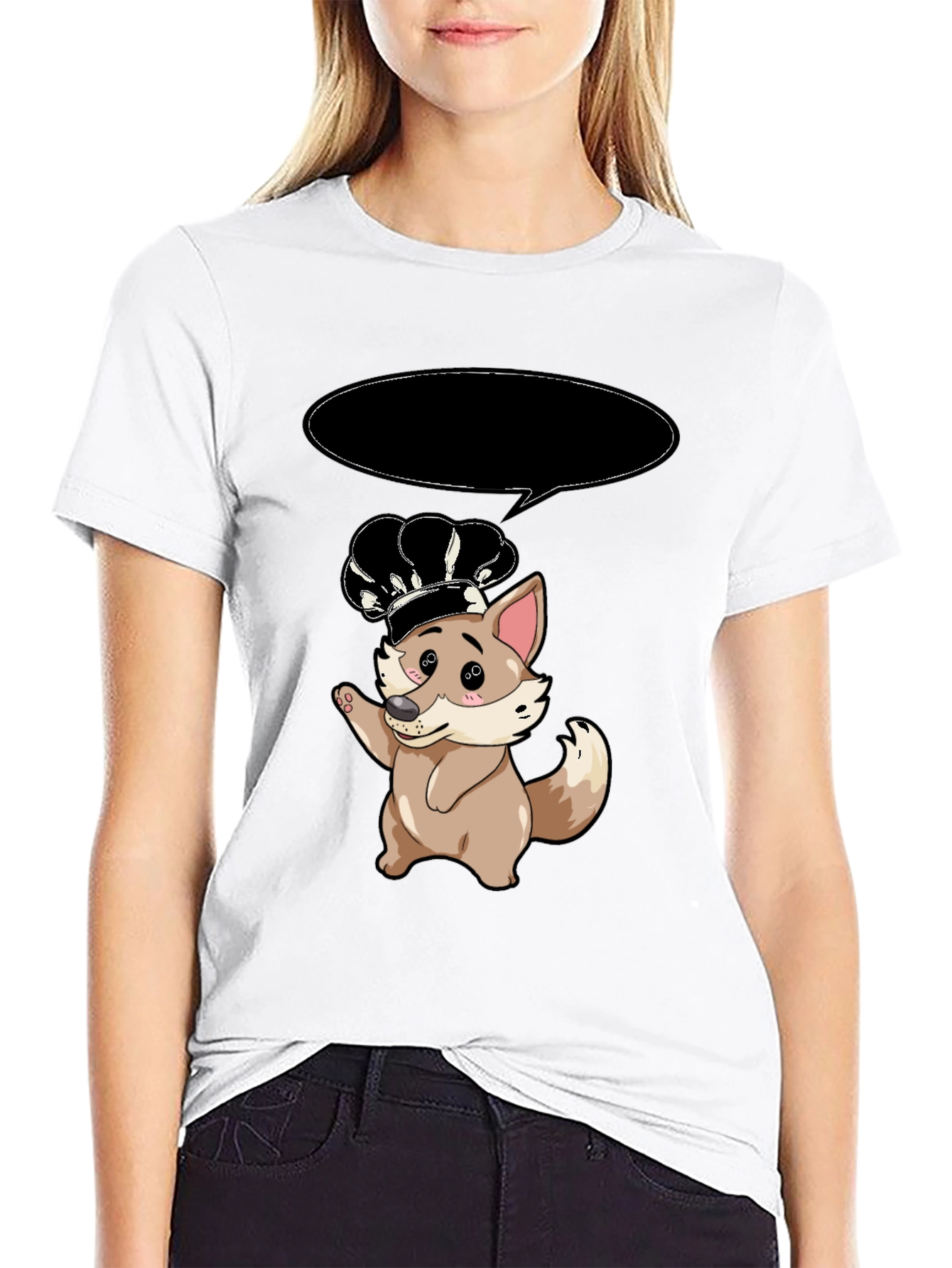 Chef Fox T-Shirt - Cute Cartoon Animal Tee