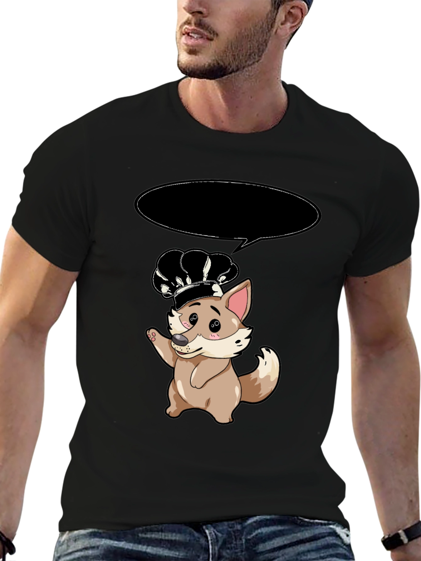 Chef Fox T-Shirt - Cute Cartoon Animal Tee