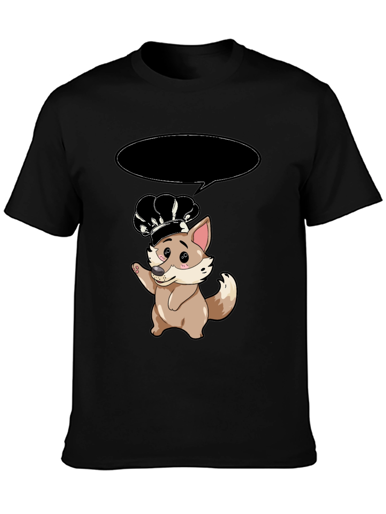 Chef Fox T-Shirt - Cute Cartoon Animal Tee