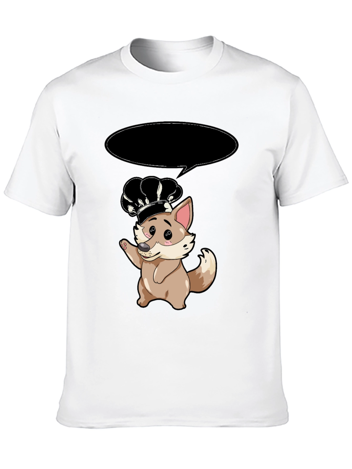 Chef Fox T-Shirt - Cute Cartoon Animal Tee