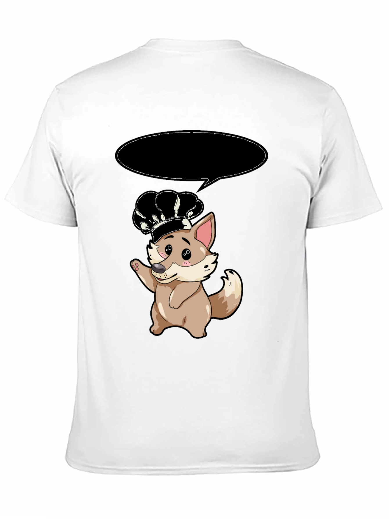 Chef Fox T-Shirt - Cute Cartoon Animal Tee