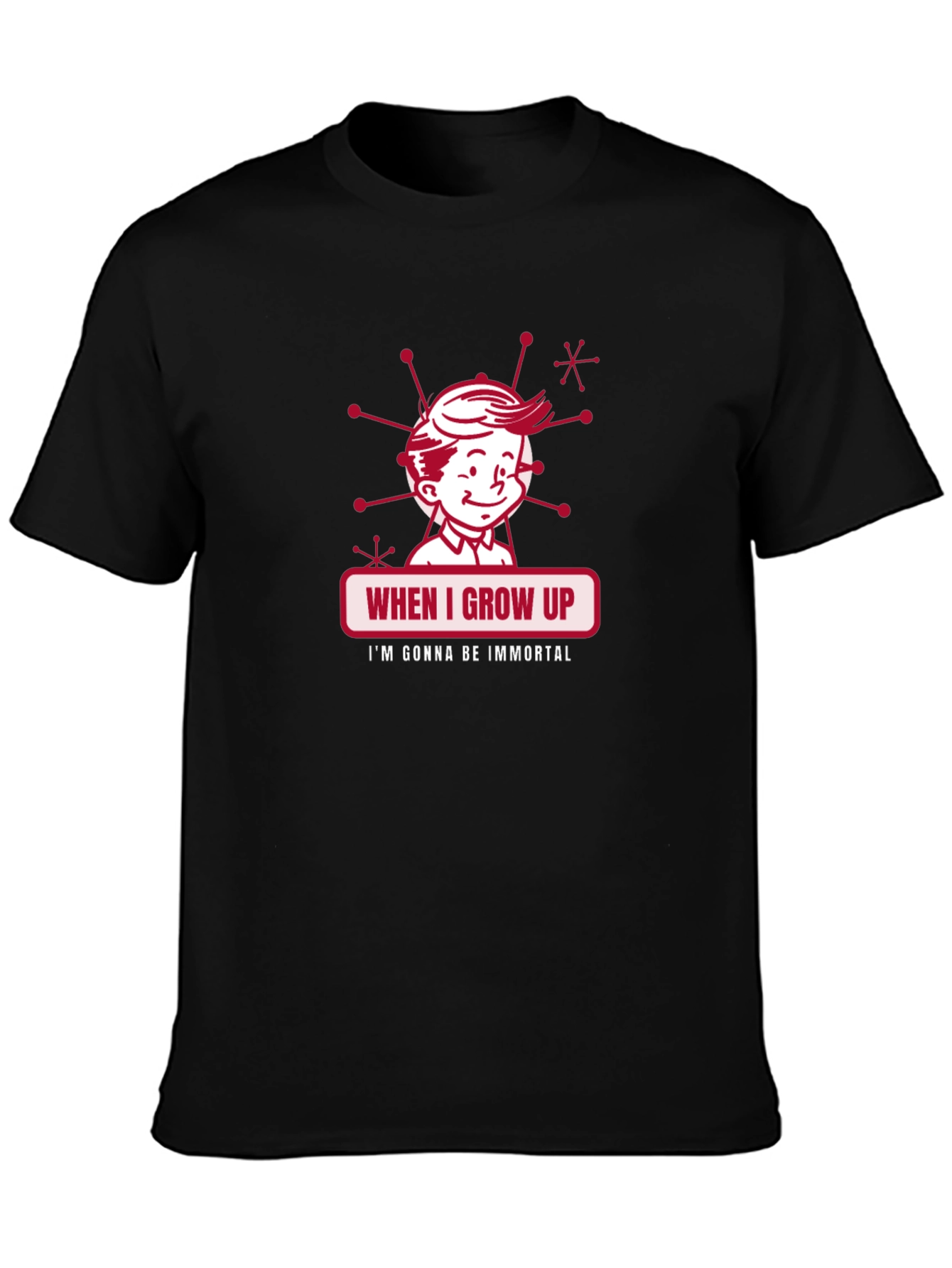 Retro When I Grow Up Graphic Tee