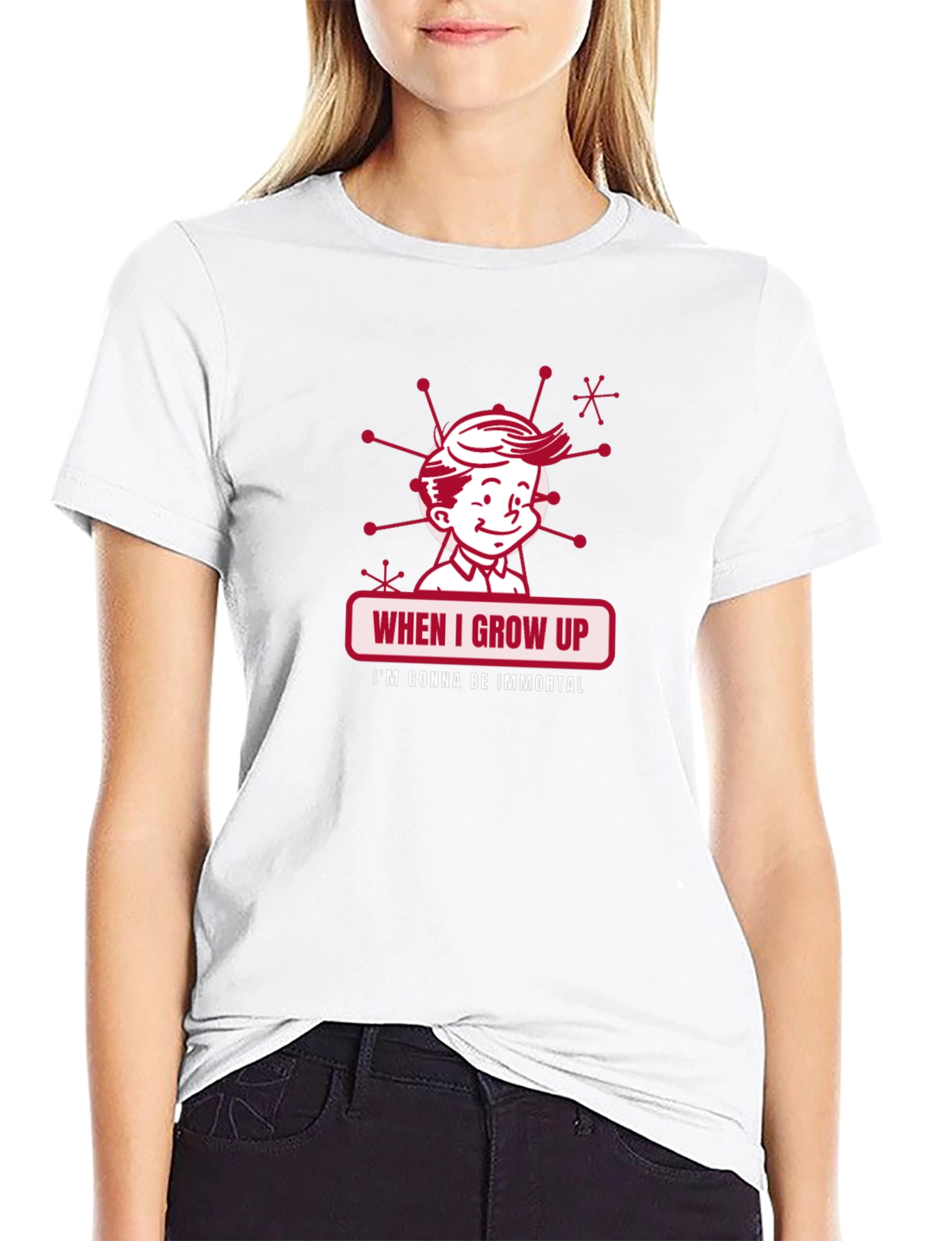 Retro When I Grow Up Graphic Tee
