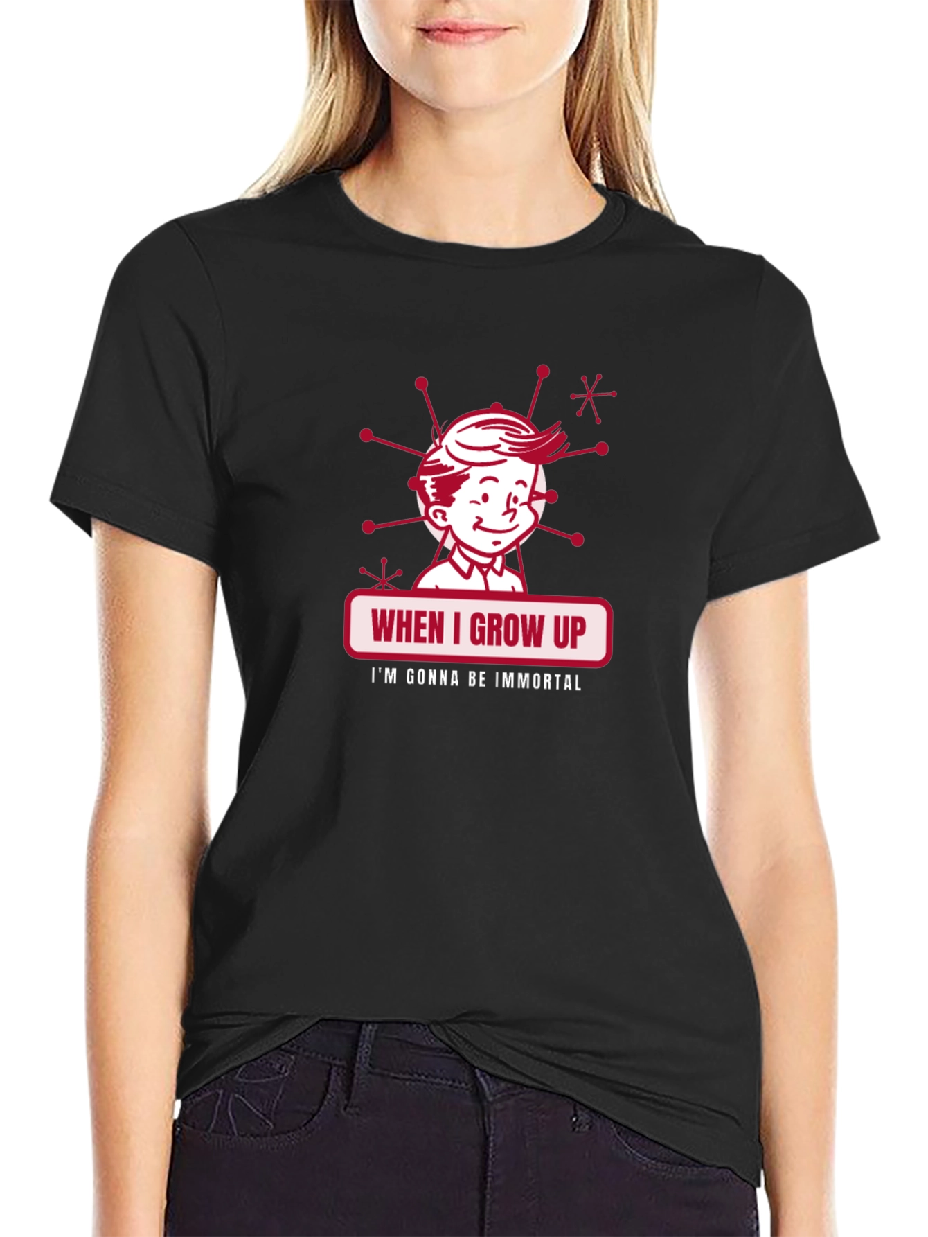 Retro When I Grow Up Graphic Tee