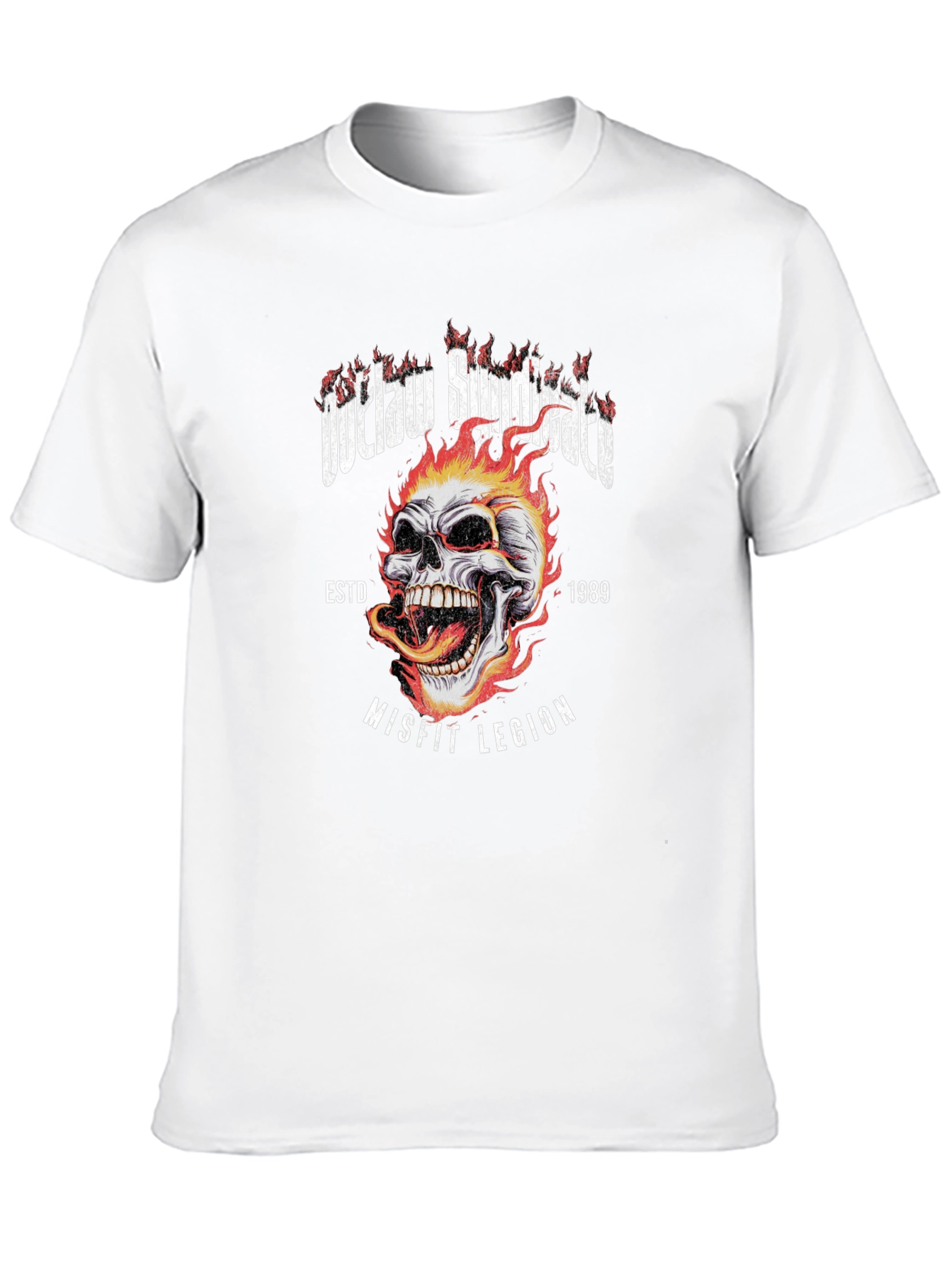 Outlaw Syndicate Graphic T-Shirt - Misfit Legion Skull