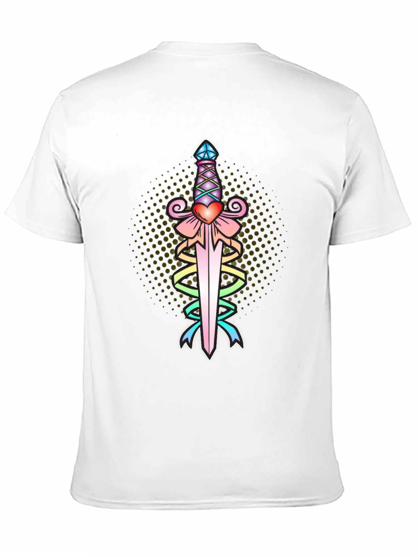 Heart Dagger Tee - Black Graphic T-Shirt
