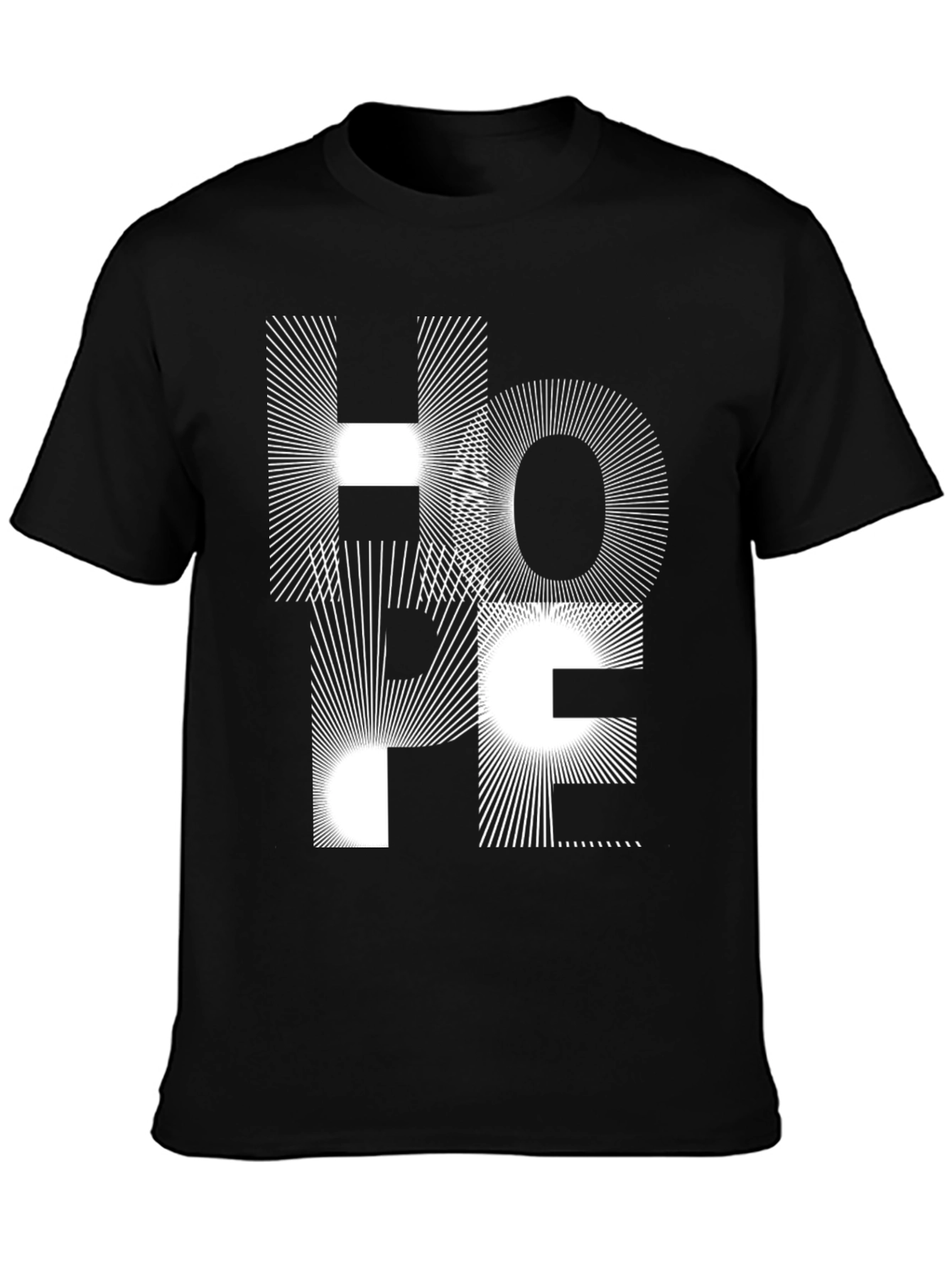 Hope Graphic Tee - Modern Black T-Shirt