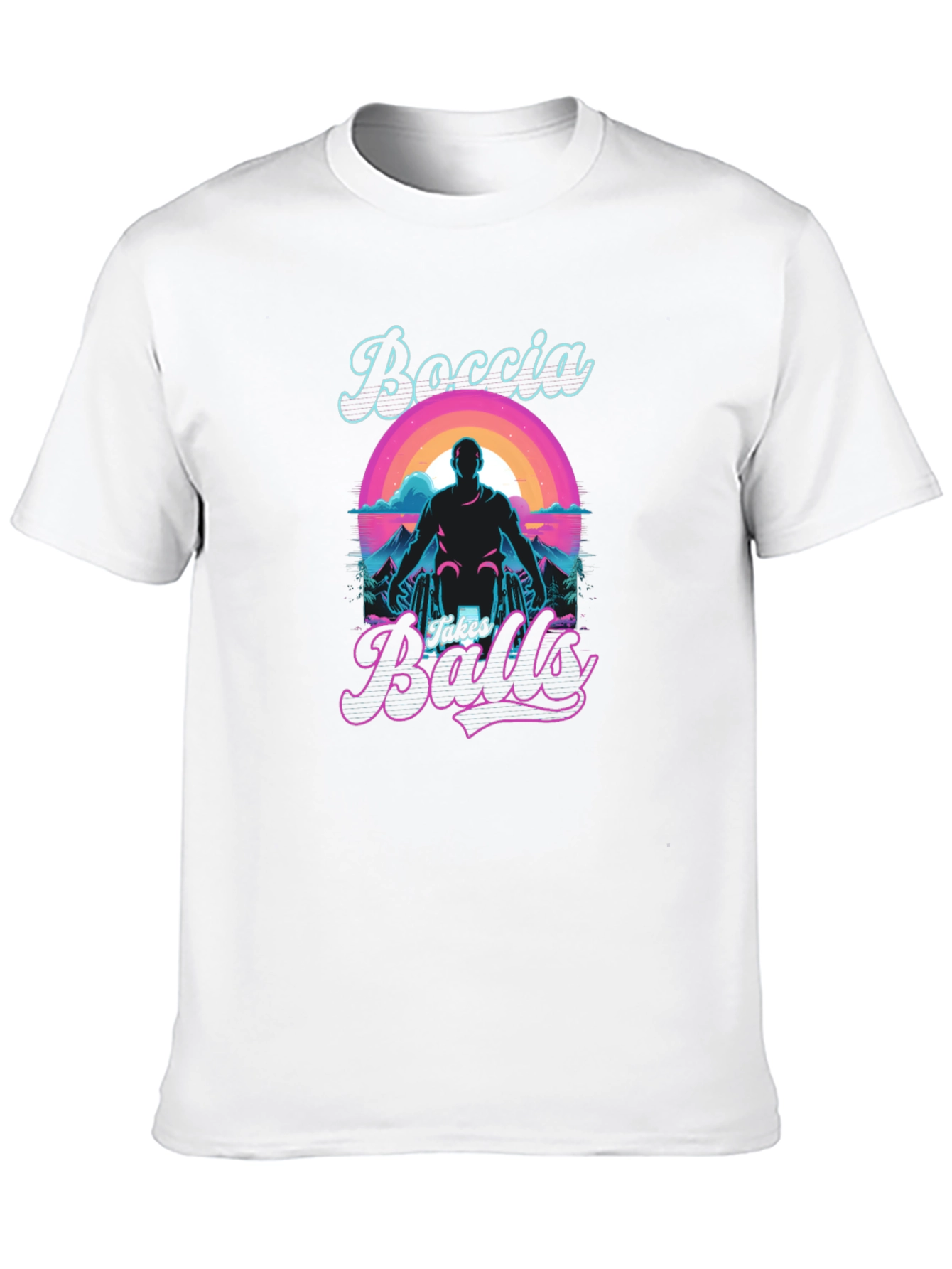 Boccia Takes Balls T-Shirt - Retro Style