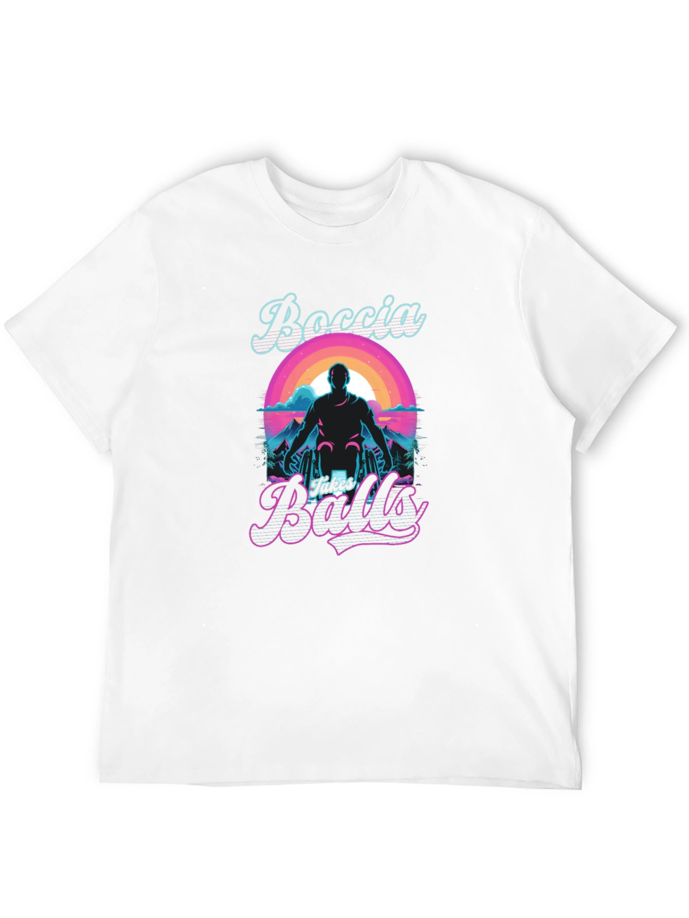 Boccia Takes Balls T-Shirt - Retro Style