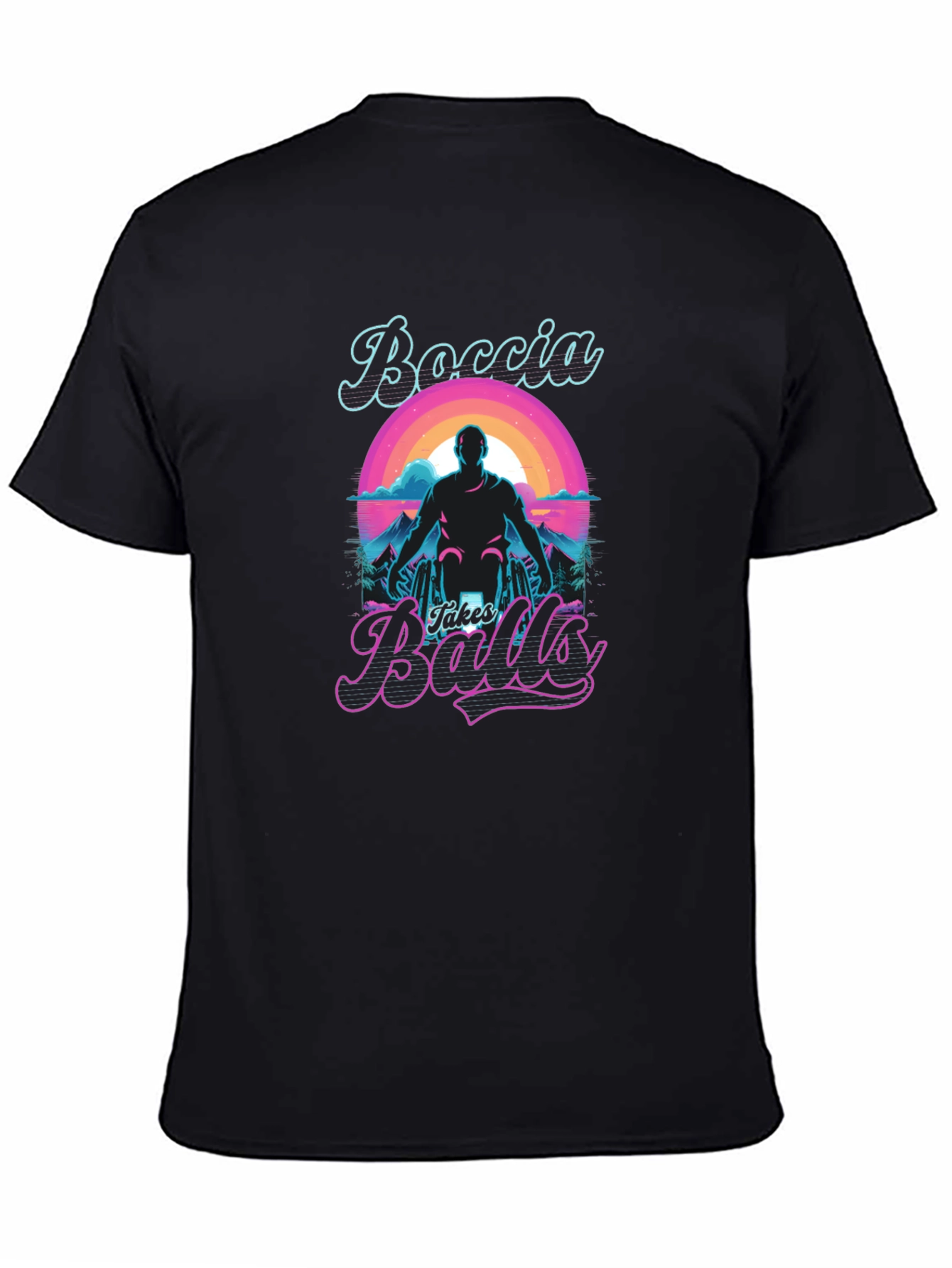 Boccia Takes Balls T-Shirt - Retro Style