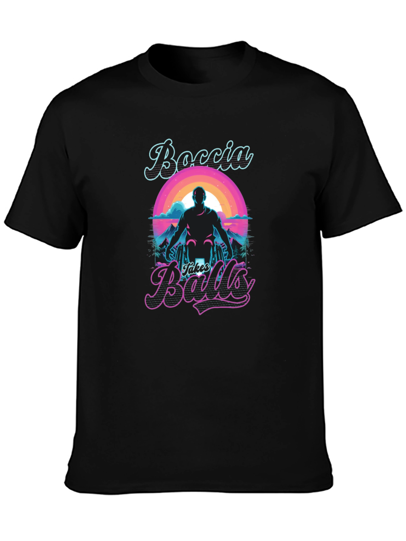 Boccia Takes Balls T-Shirt - Retro Style