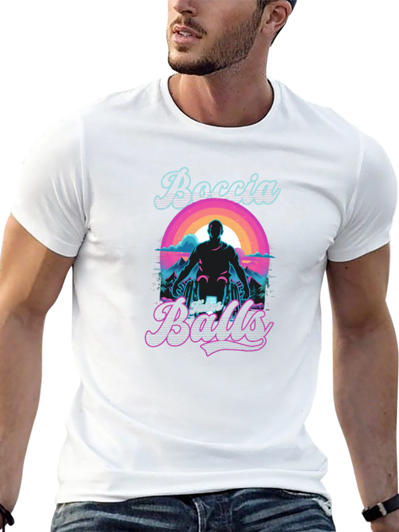Boccia Takes Balls T-Shirt - Retro Style