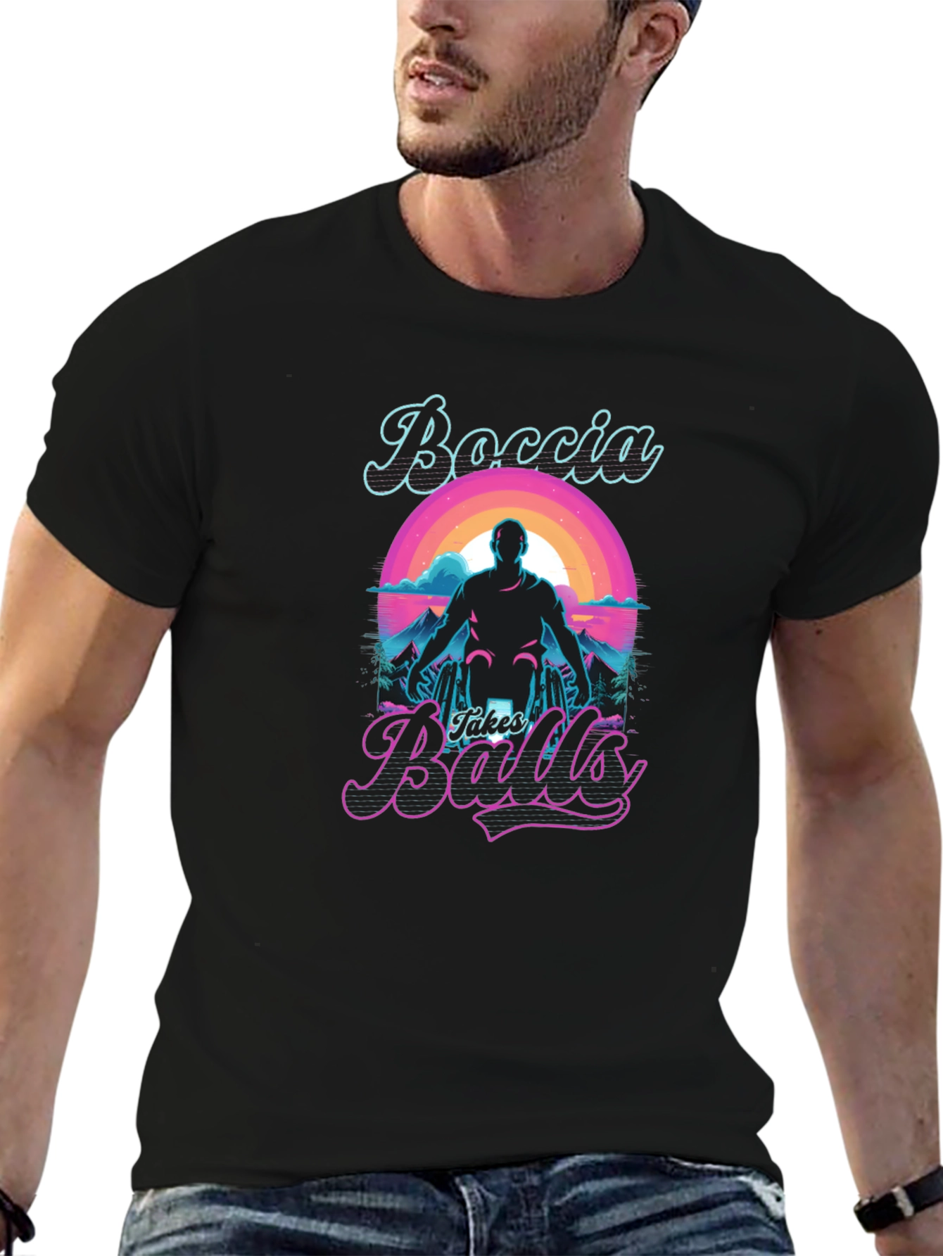 Boccia Takes Balls T-Shirt - Retro Style