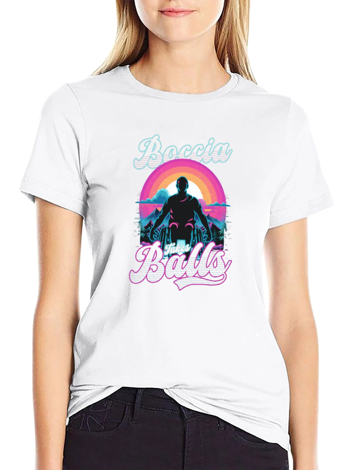 Boccia Takes Balls T-Shirt - Retro Style