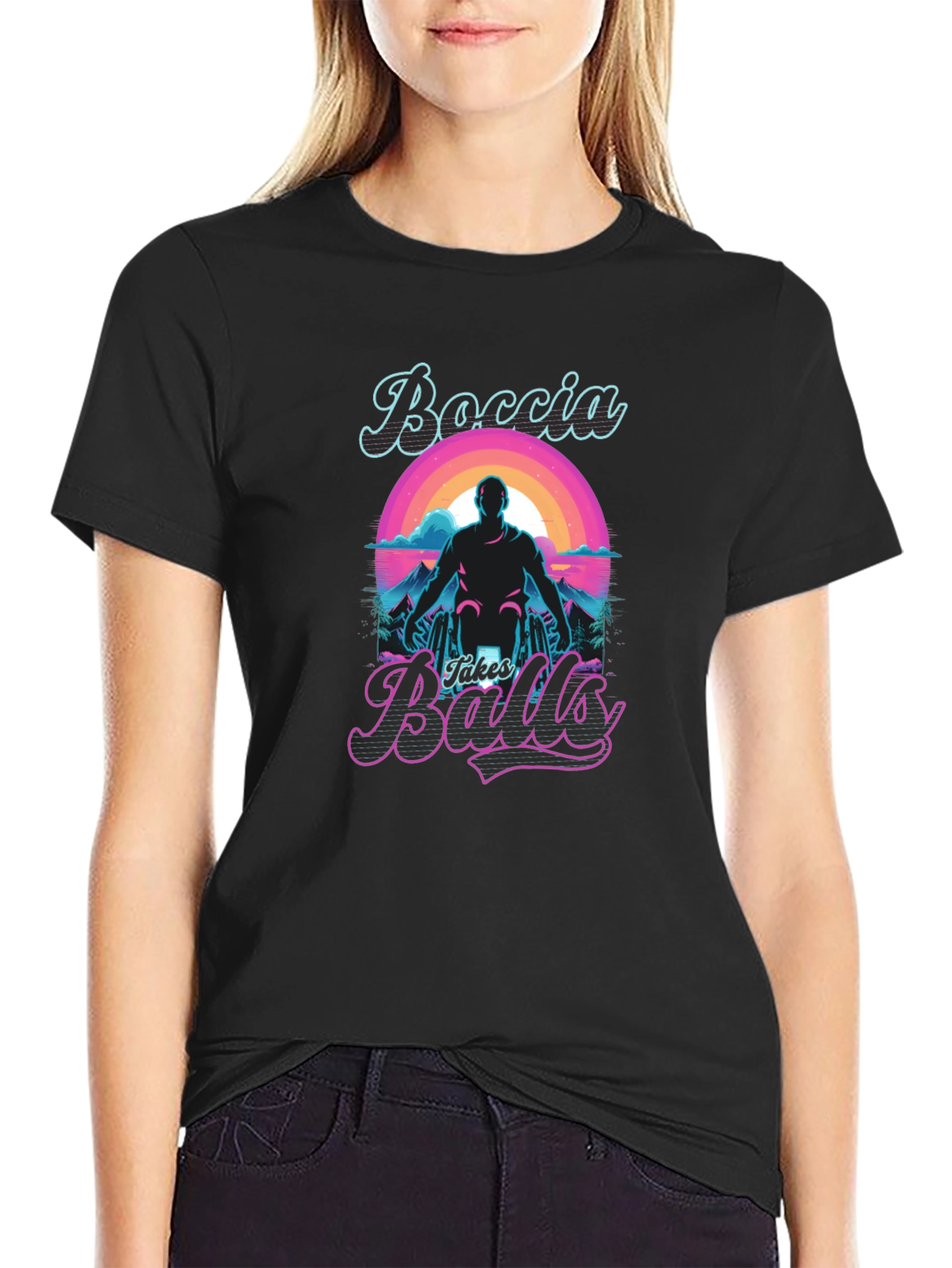 Boccia Takes Balls T-Shirt - Retro Style