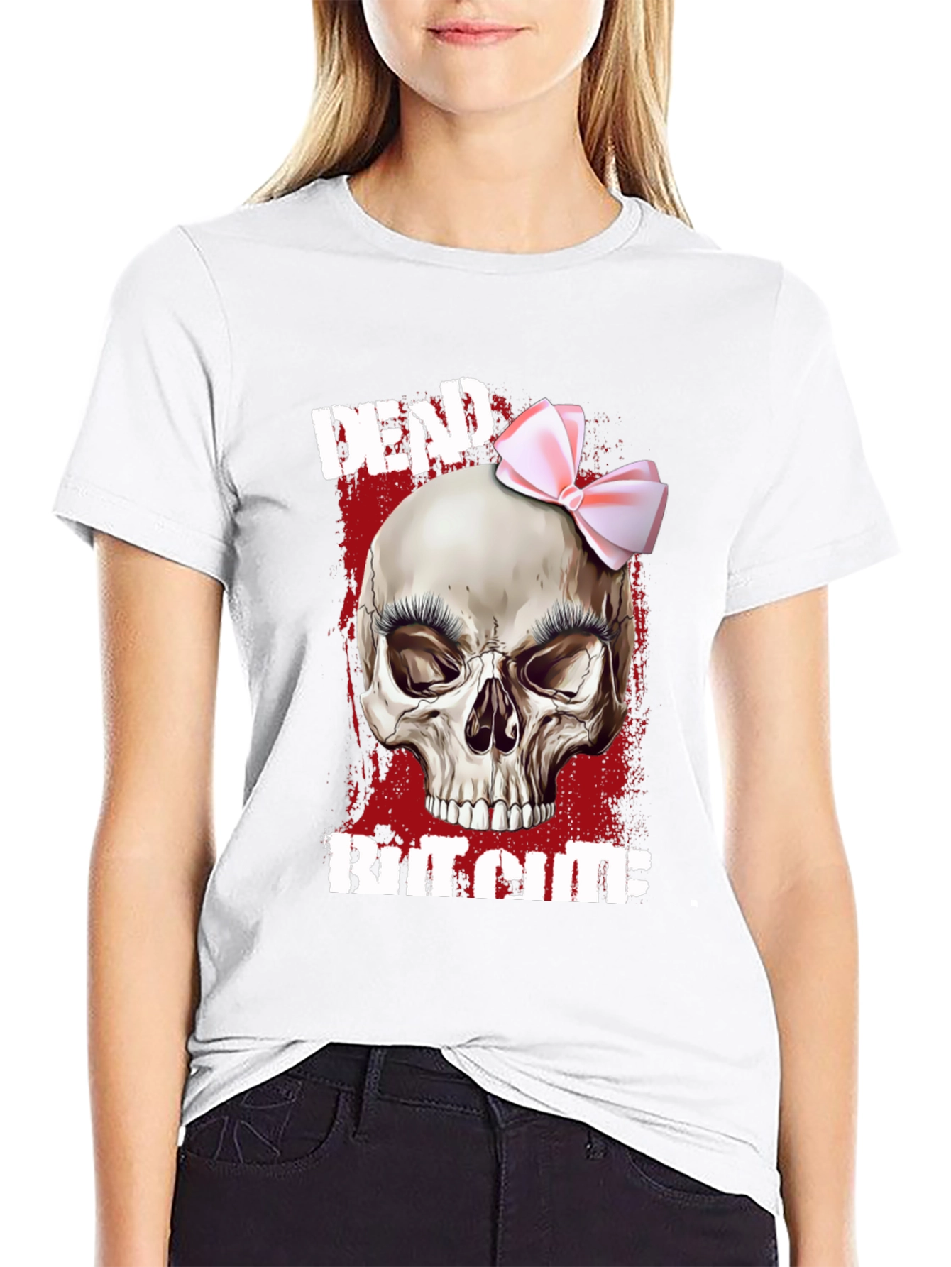 Dead But Cute Skull T-Shirt