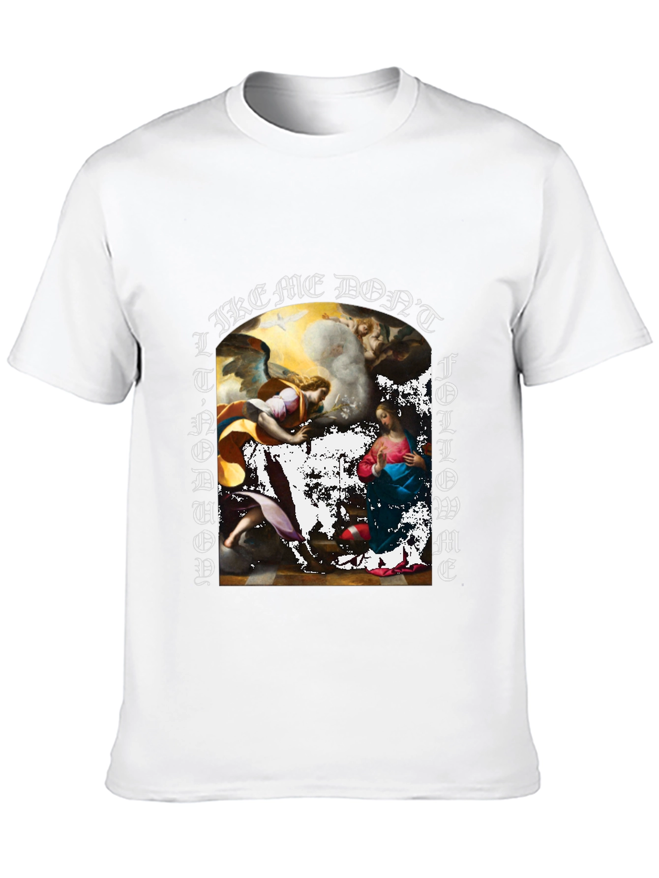 Art Graphic Print Black T-Shirt