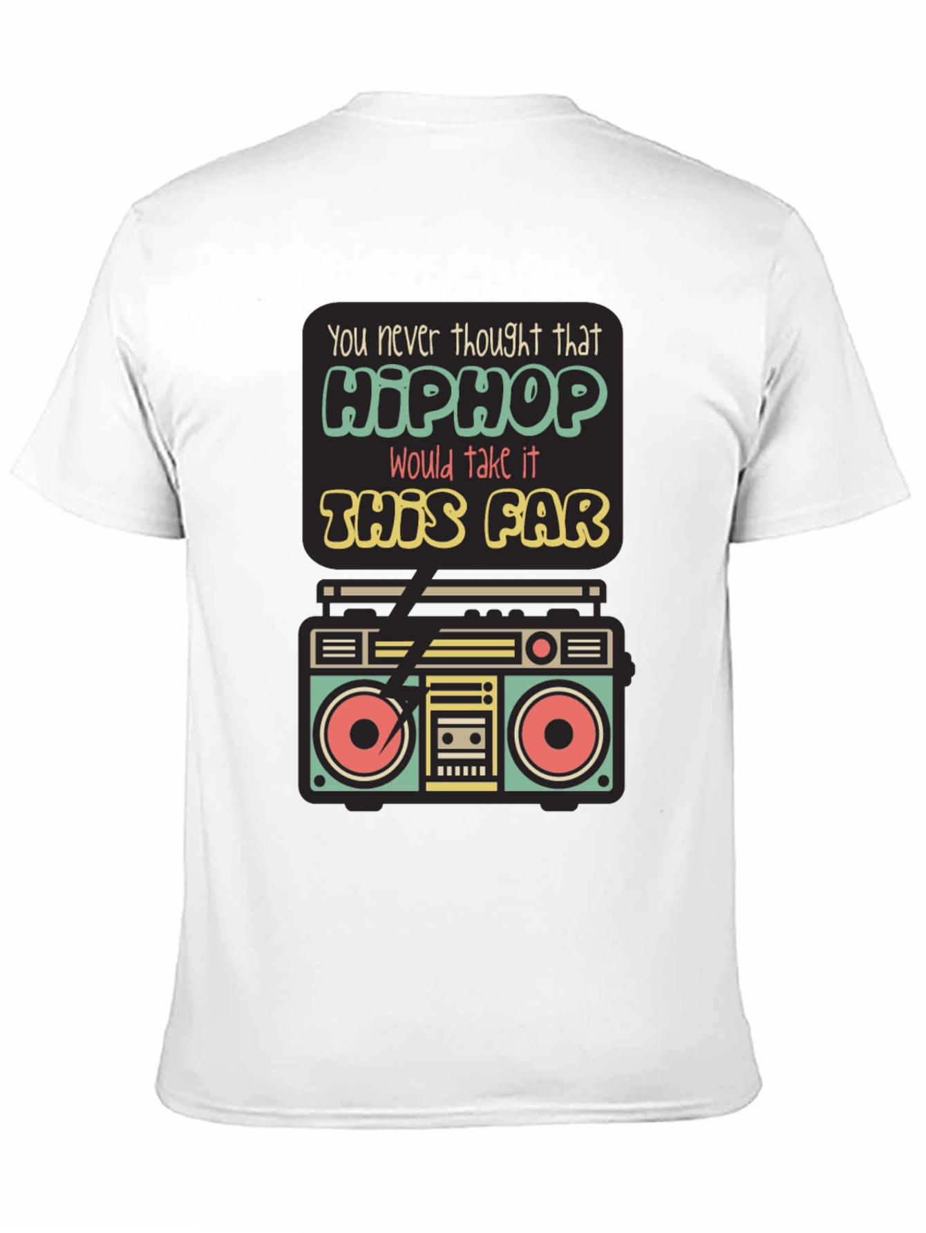 Hip Hop Boombox Graphic Tee