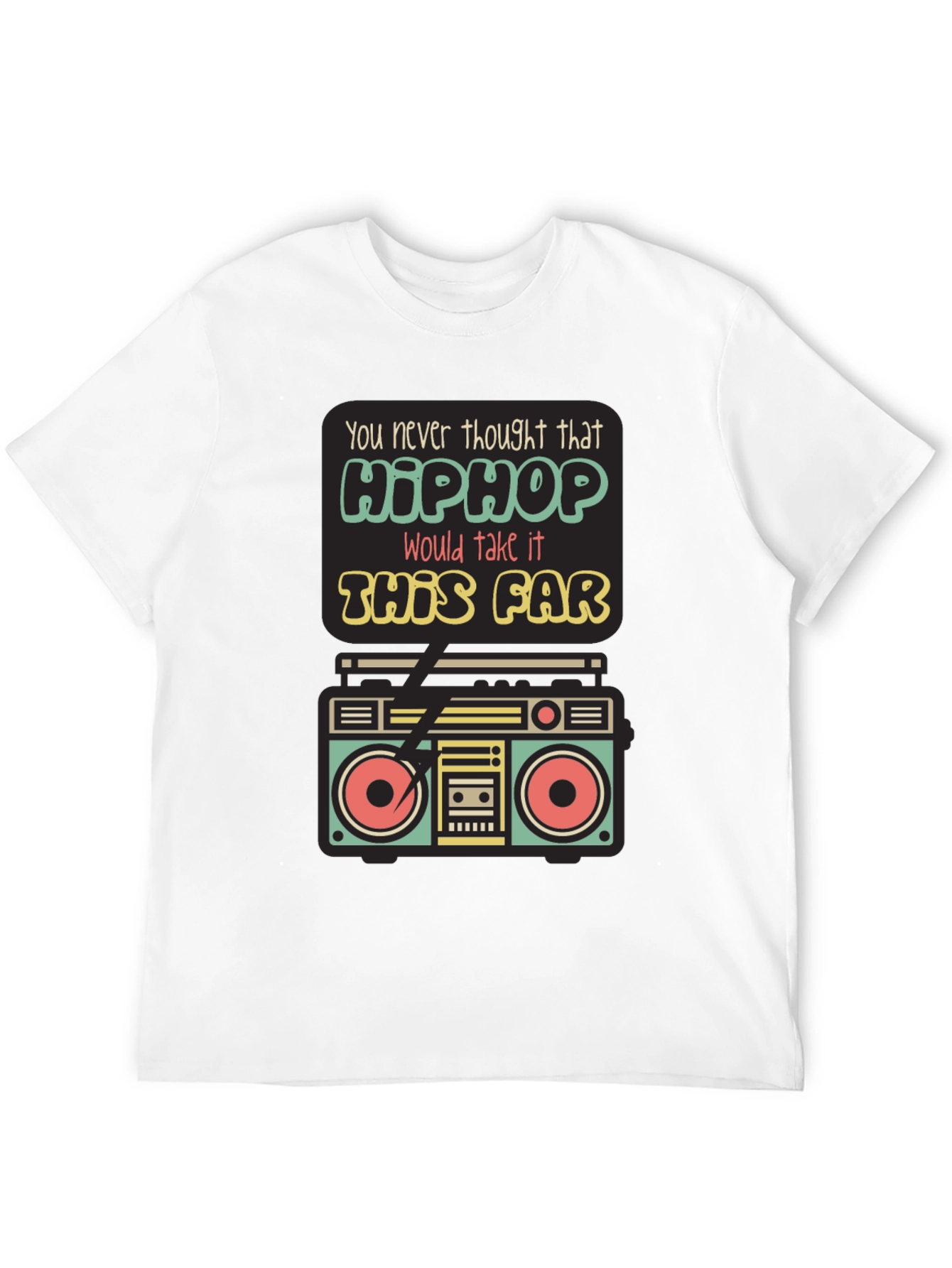 Hip Hop Boombox Graphic Tee