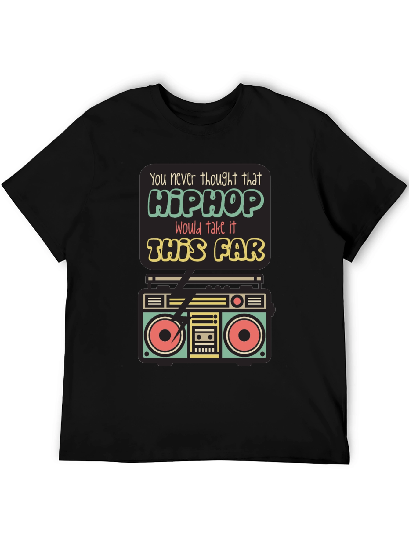 Hip Hop Boombox Graphic Tee