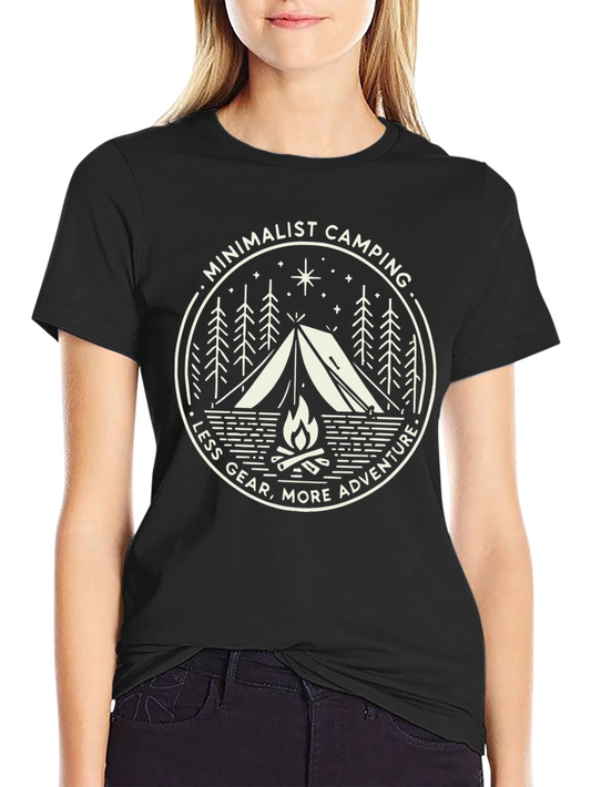 Minimalist Camping Adventure T-Shirt