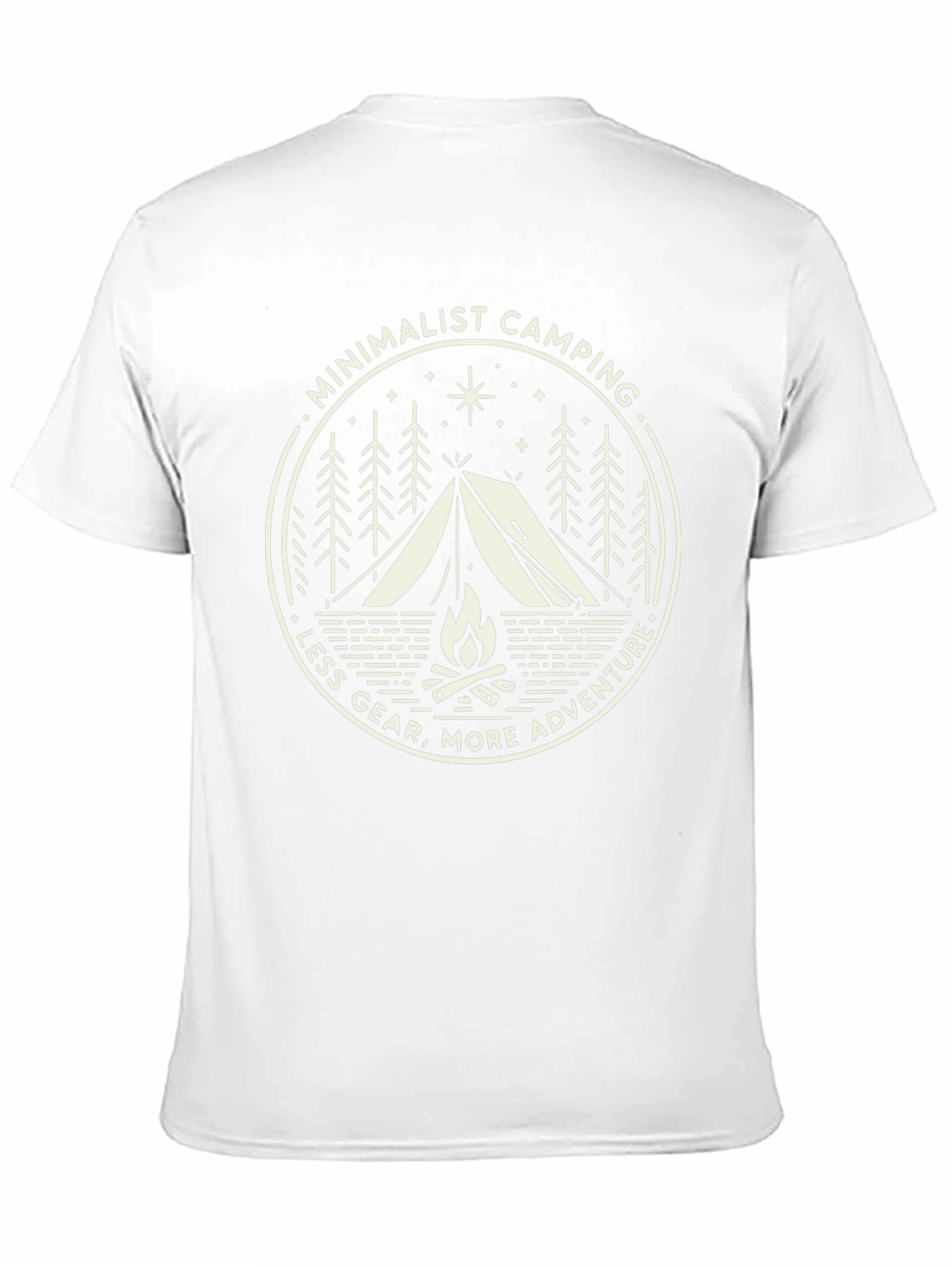 Minimalist Camping Adventure T-Shirt