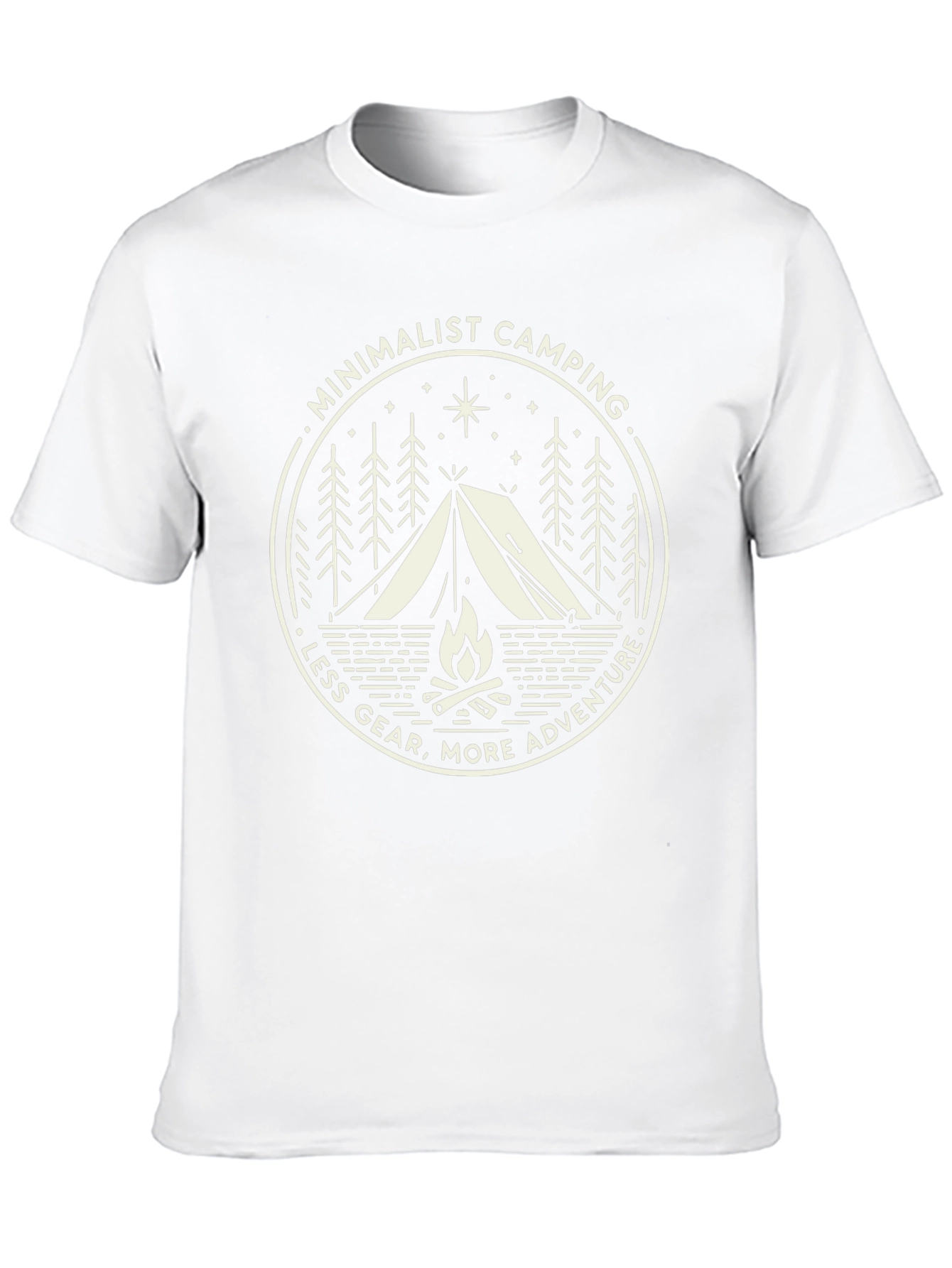 Minimalist Camping Adventure T-Shirt