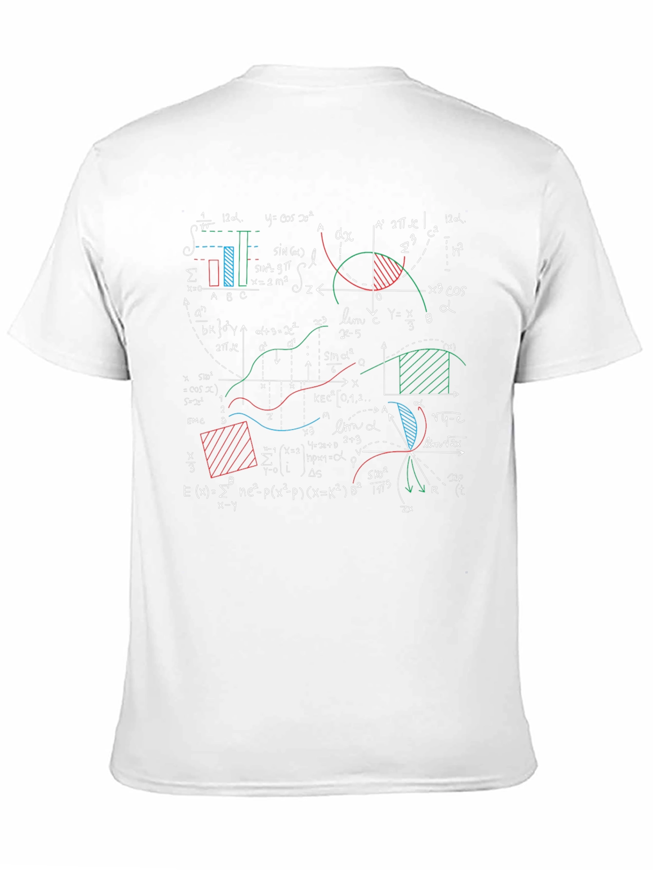 Math Equations Graphic T-Shirt - Black Science Tee