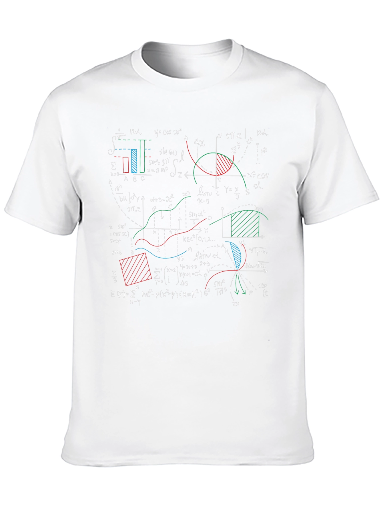 Math Equations Graphic T-Shirt - Black Science Tee