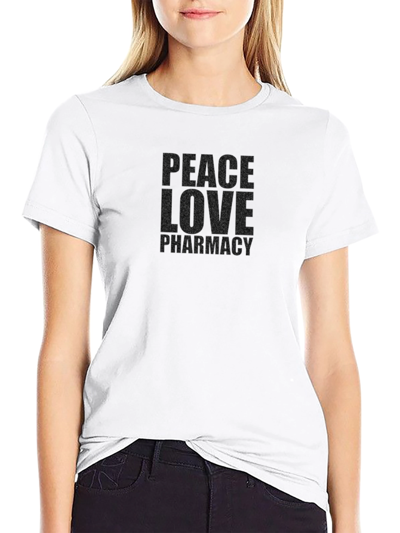 Peace Love Pharmacy Black T-Shirt