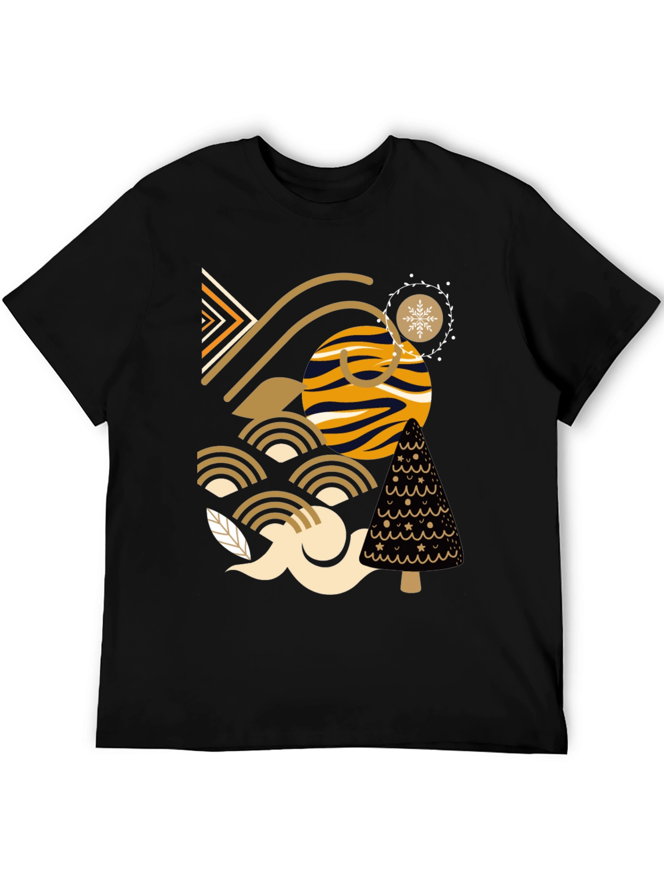 Abstract Geometric Patterned Tee