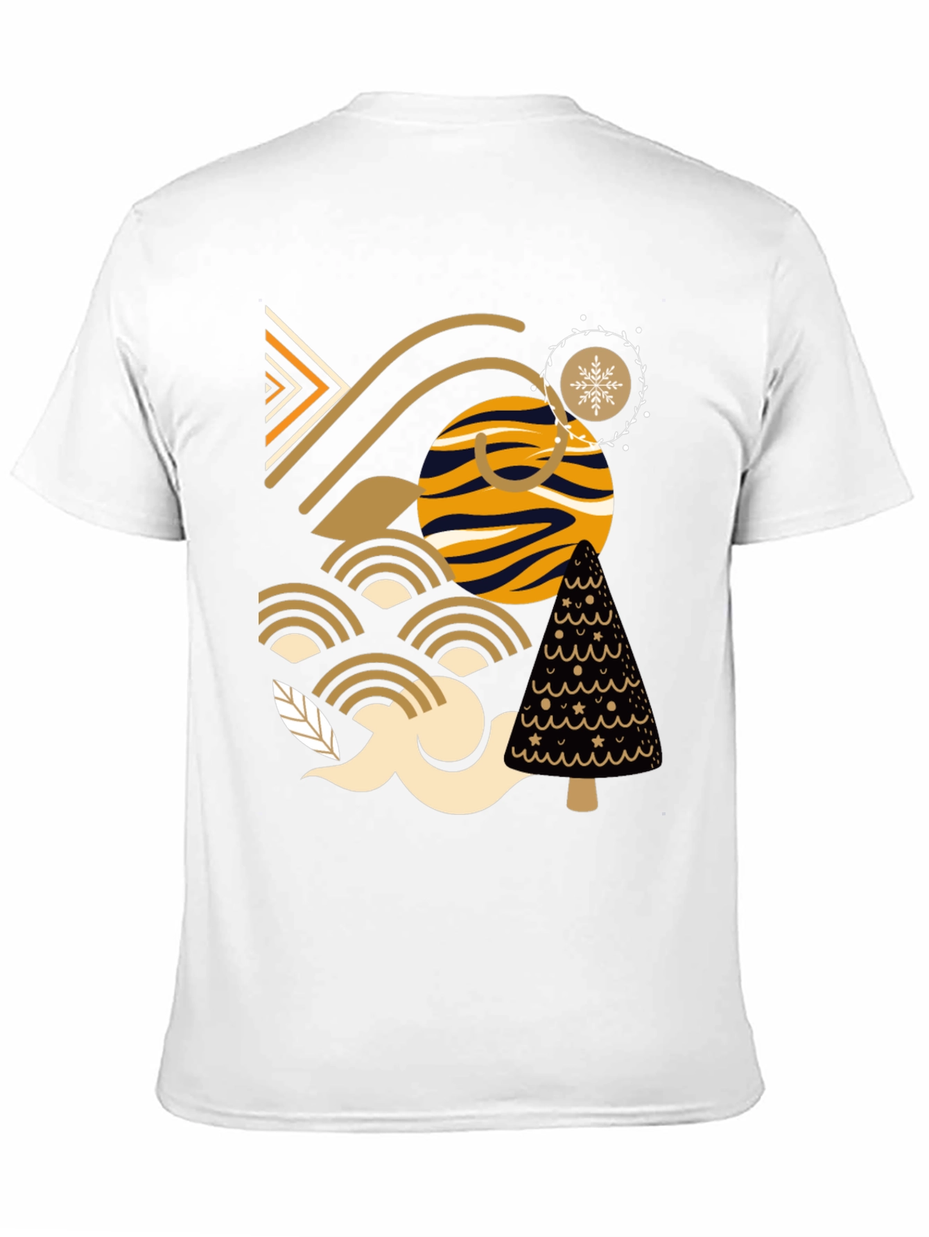 Abstract Geometric Patterned Tee