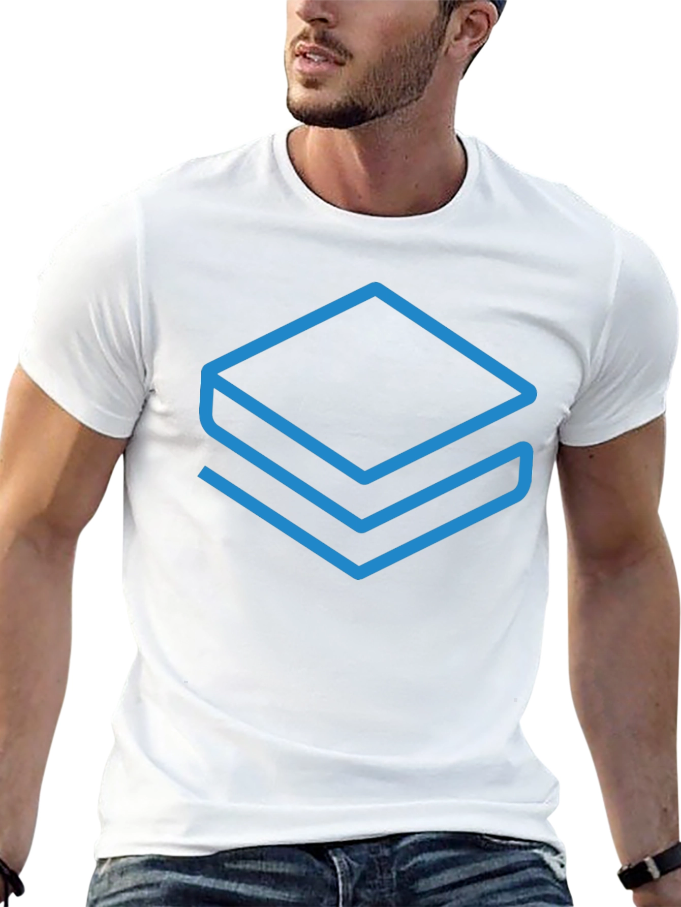 Modern Graphic Tee - Stacked Design