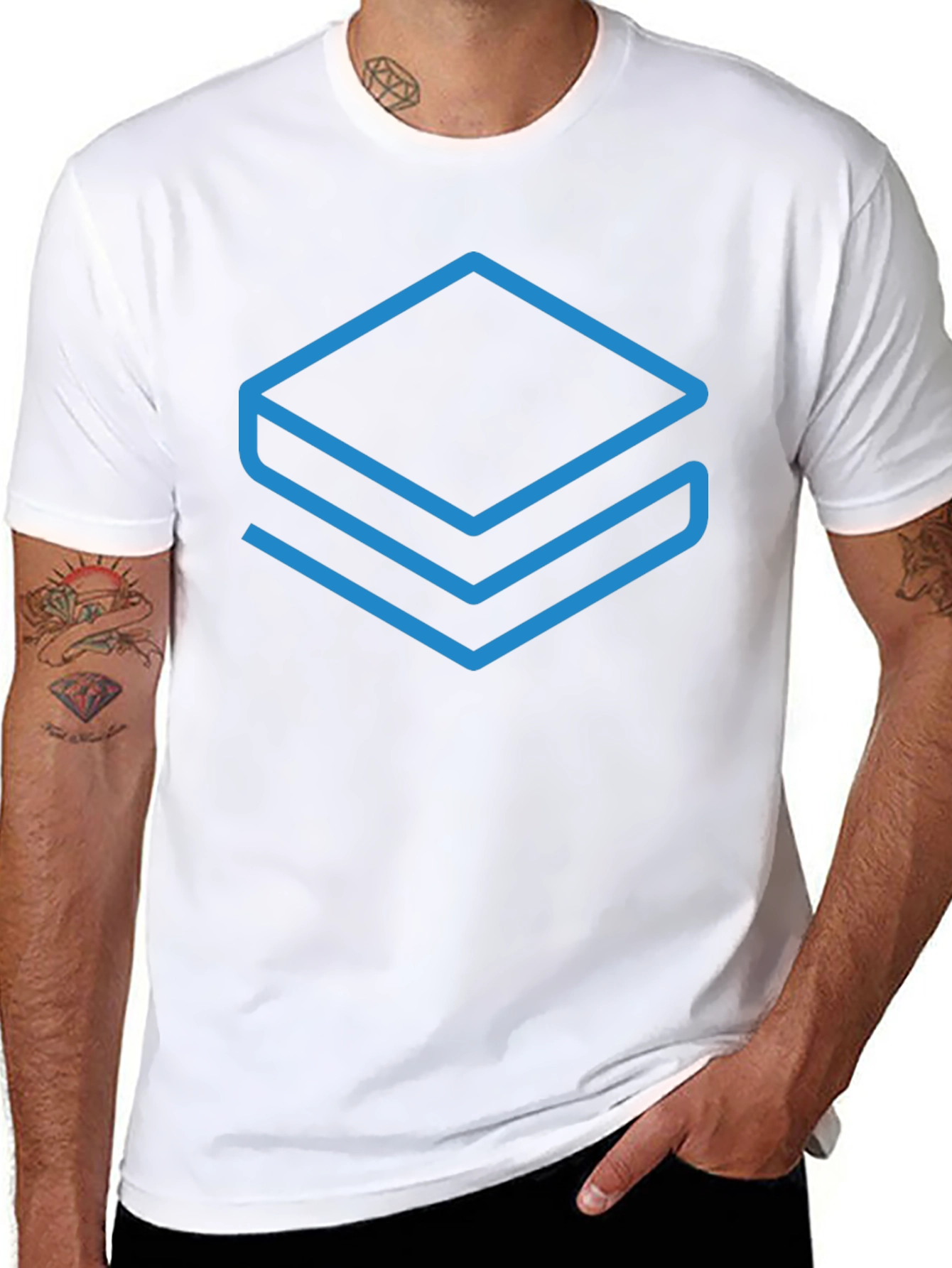 Modern Graphic Tee - Stacked Design