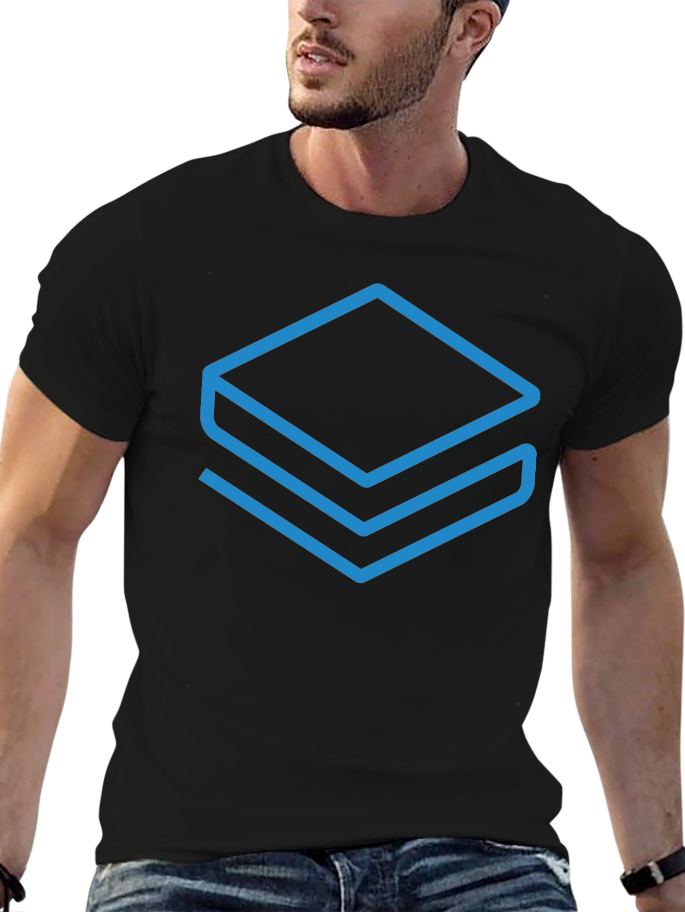 Modern Graphic Tee - Stacked Design
