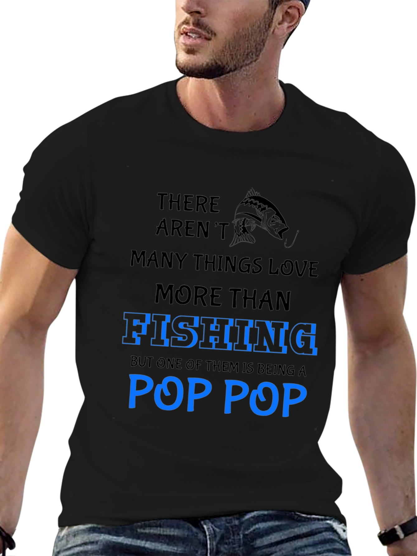 Fishing Pop Pop T-Shirt - Gift for Grandfather