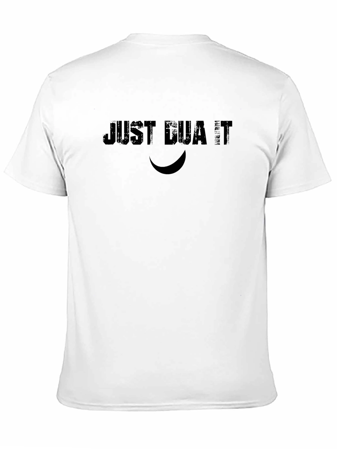 Just Dua It Black Graphic Tee - Religious Inspired