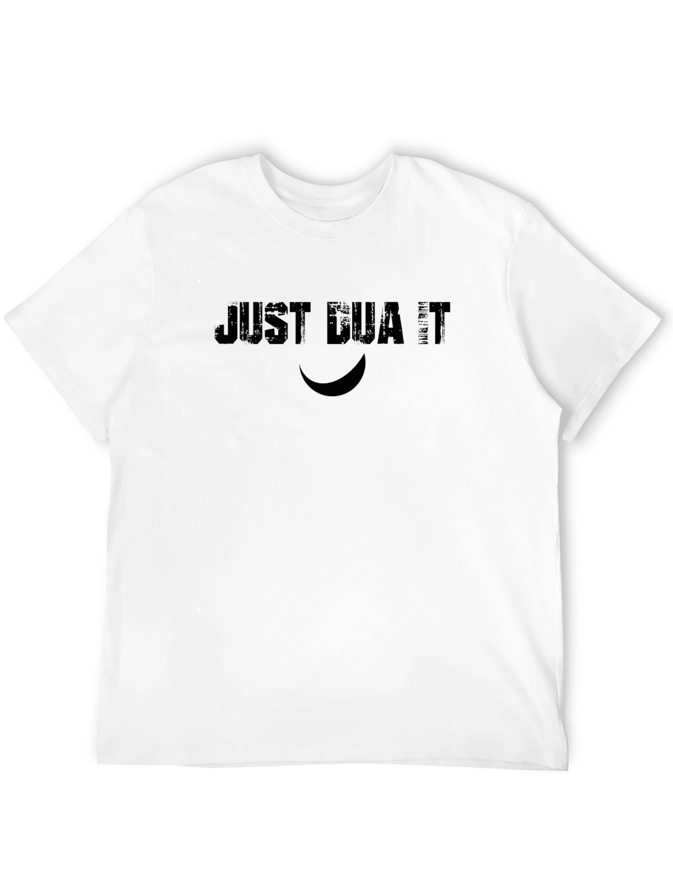 Just Dua It Black Graphic Tee - Religious Inspired