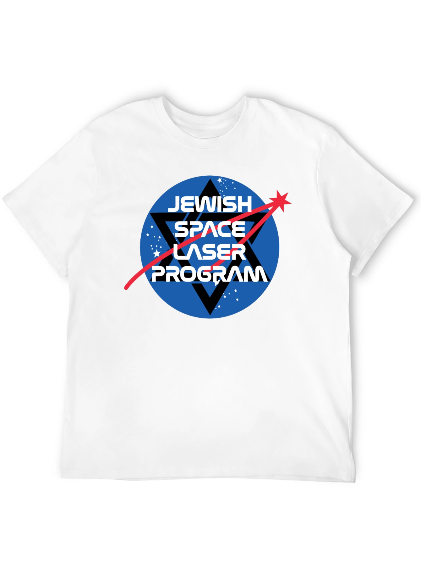 Jewish Space Laser Program Black T-Shirt