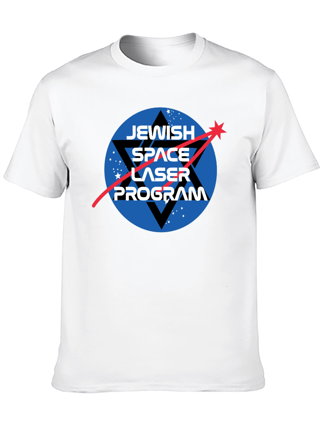 Jewish Space Laser Program Black T-Shirt