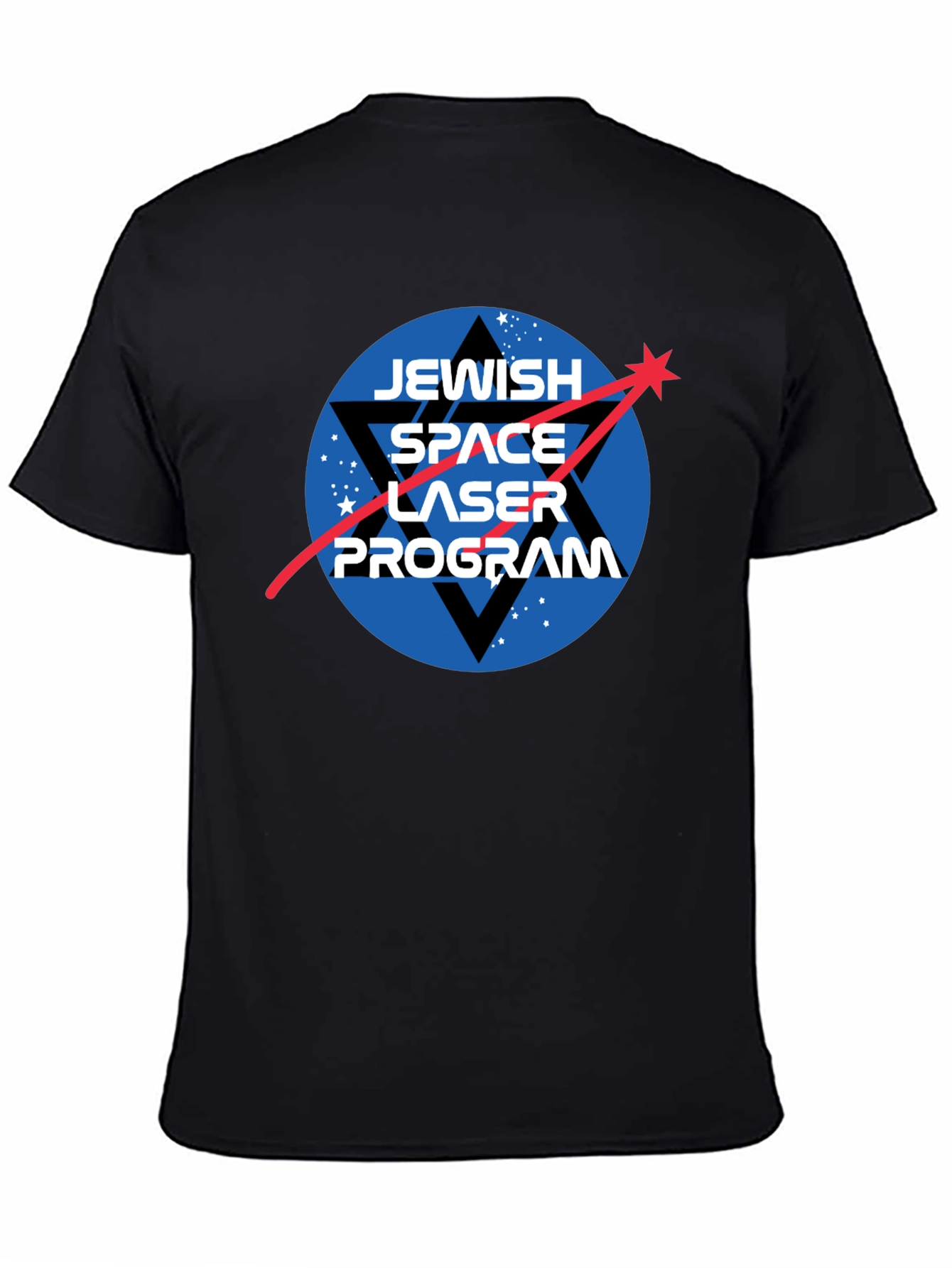 Jewish Space Laser Program Black T-Shirt