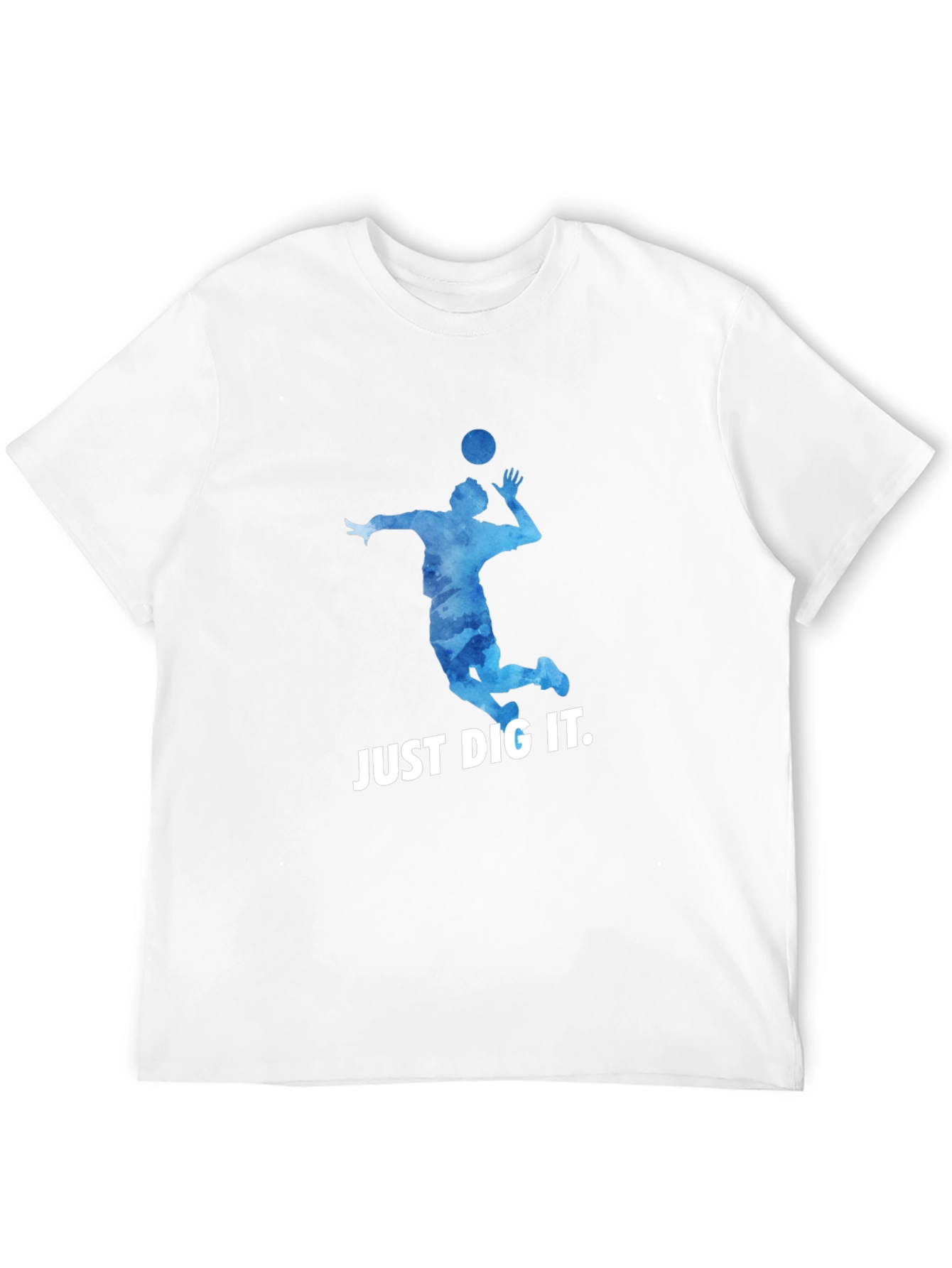 Volleyball Just Dig It Black T-Shirt