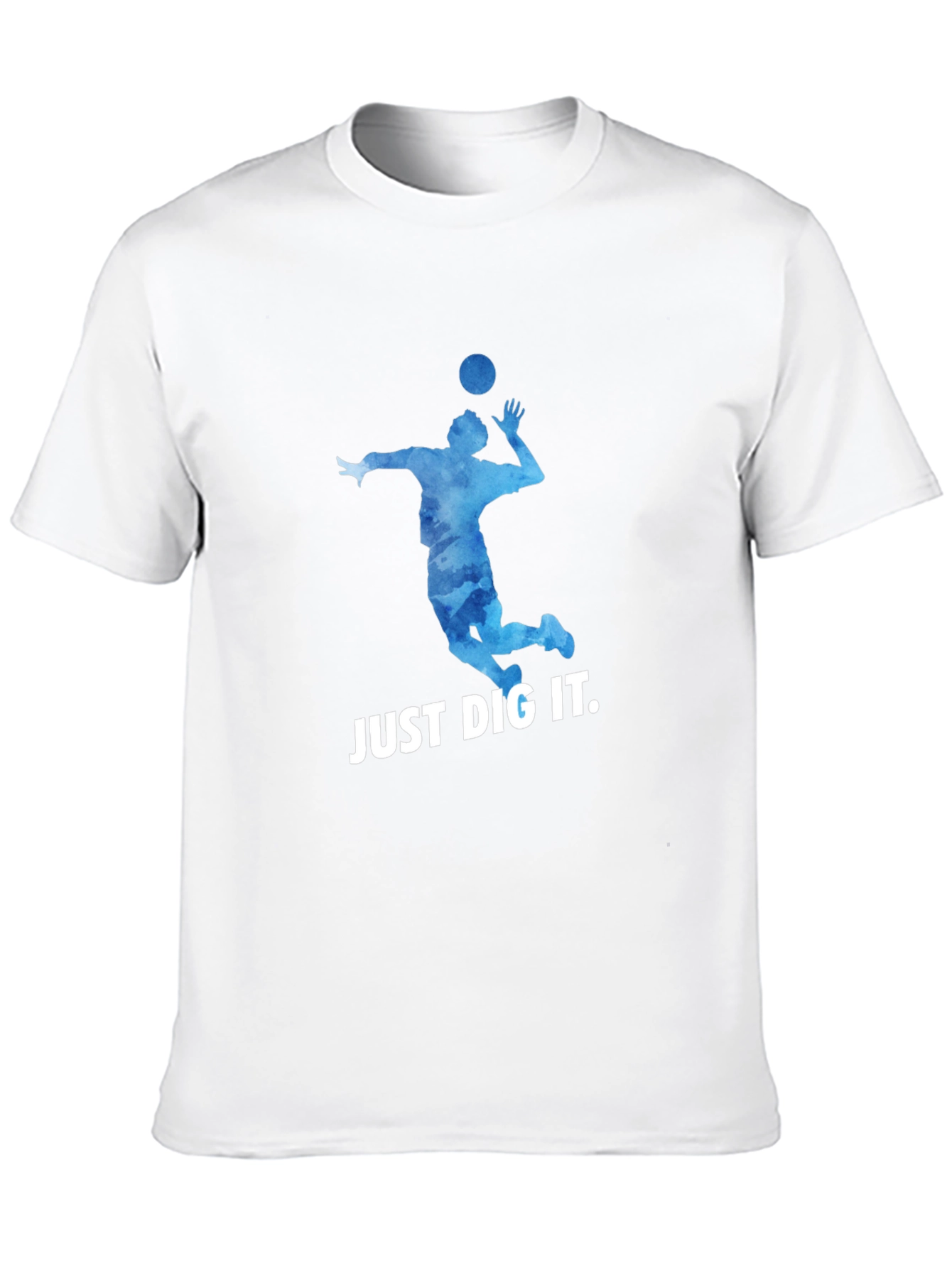 Volleyball Just Dig It Black T-Shirt