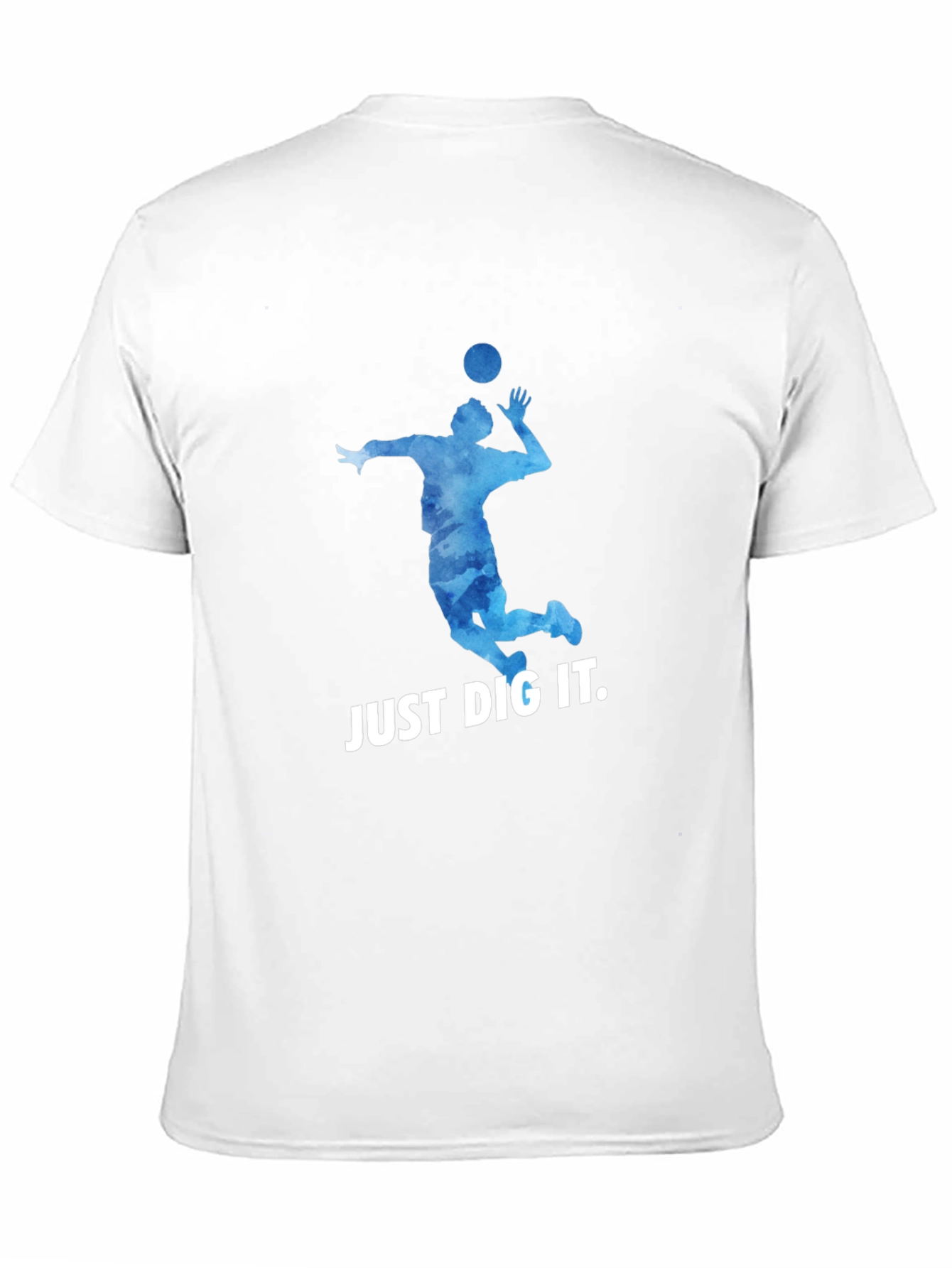 Volleyball Just Dig It Black T-Shirt