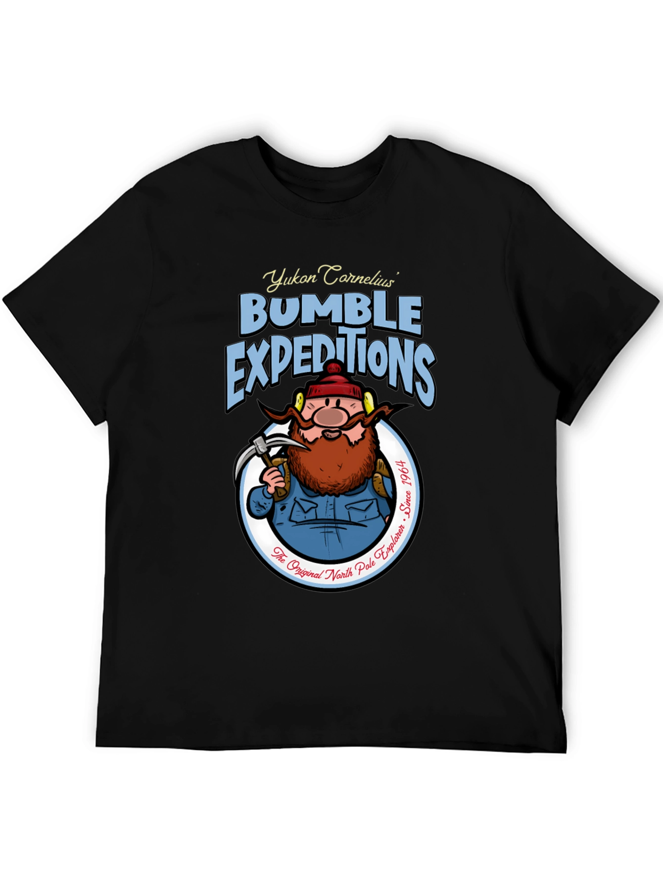 Yukon Cornelius Bumble Expeditions Black T-Shirt