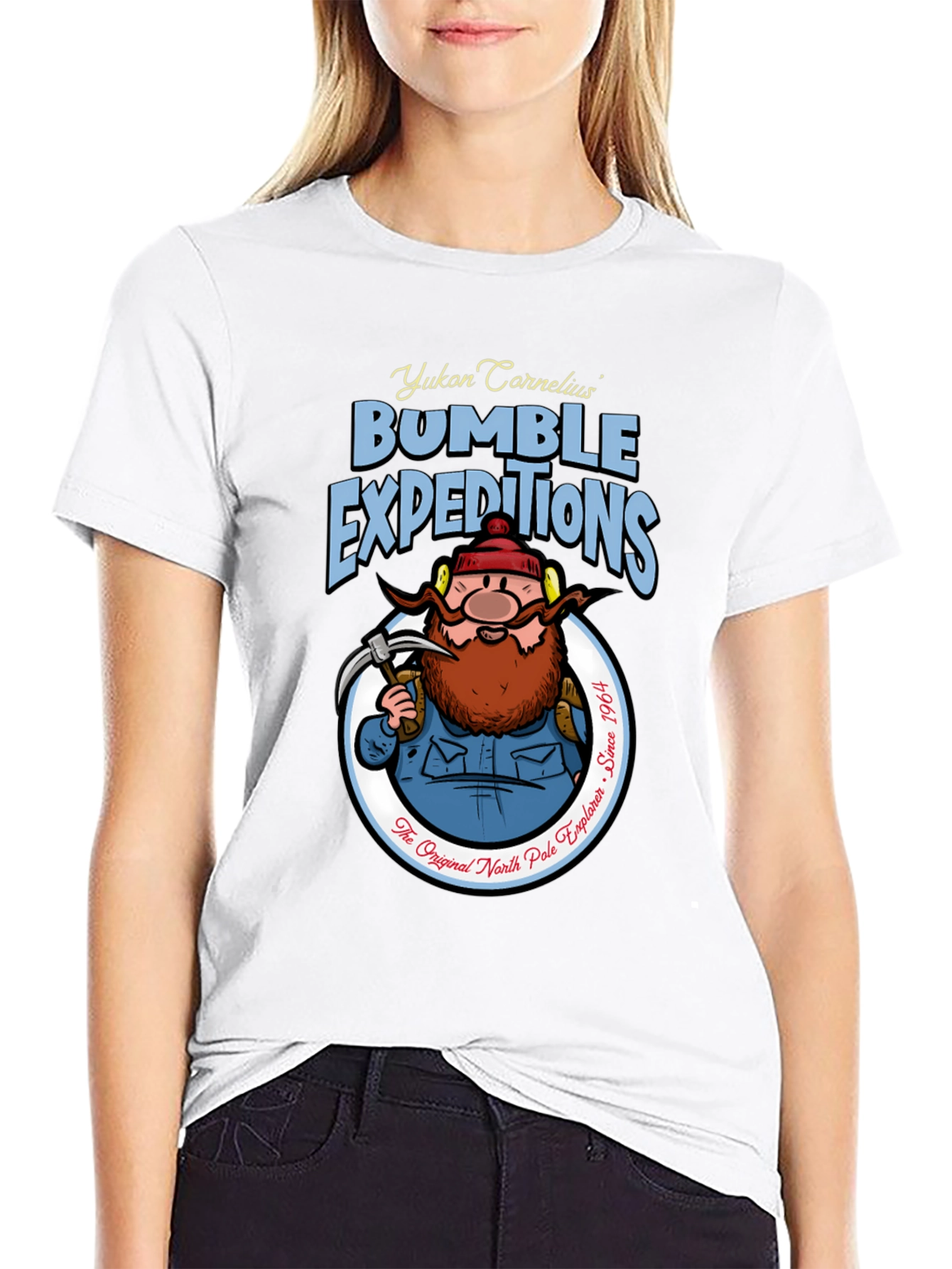 Yukon Cornelius Bumble Expeditions Black T-Shirt