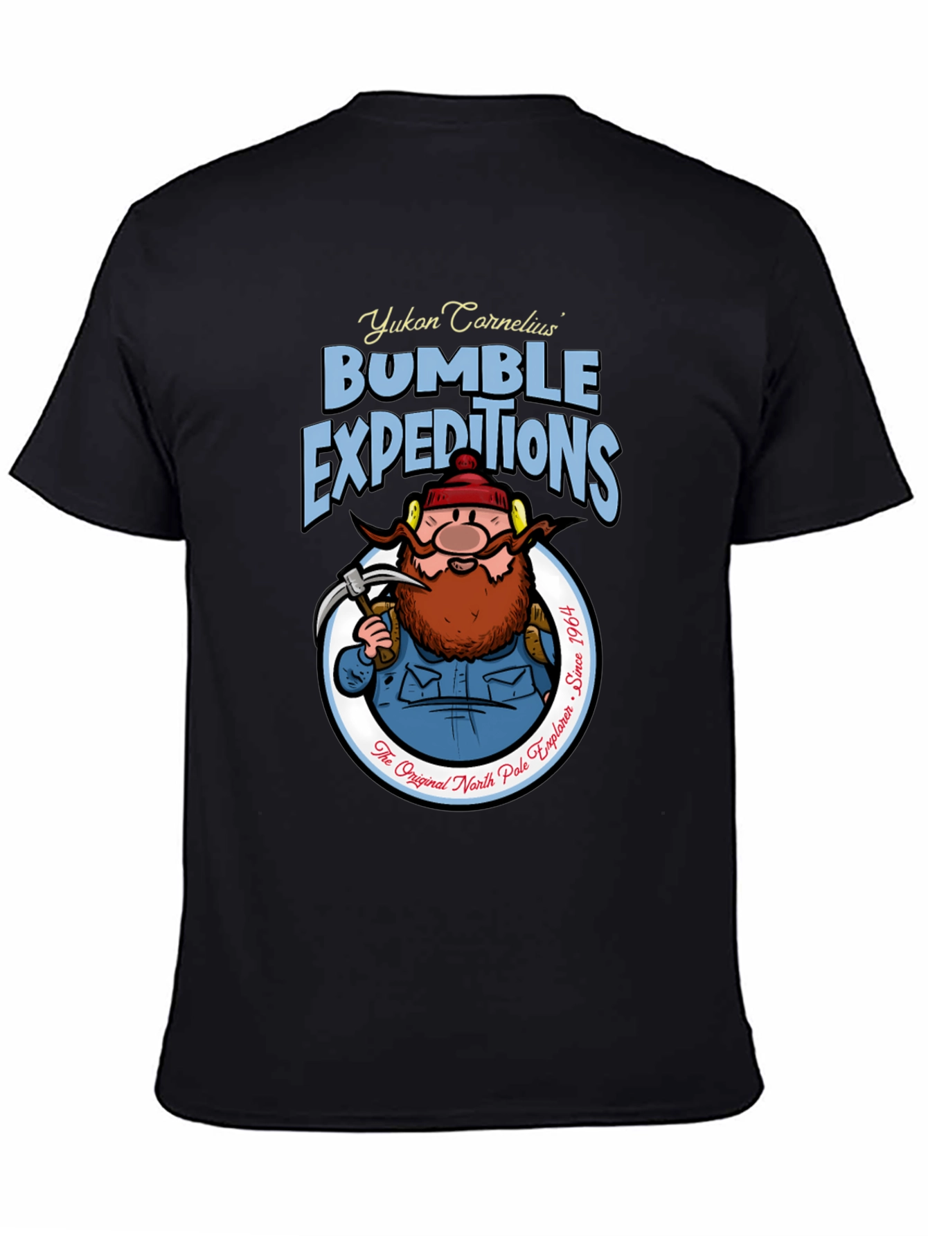 Yukon Cornelius Bumble Expeditions Black T-Shirt
